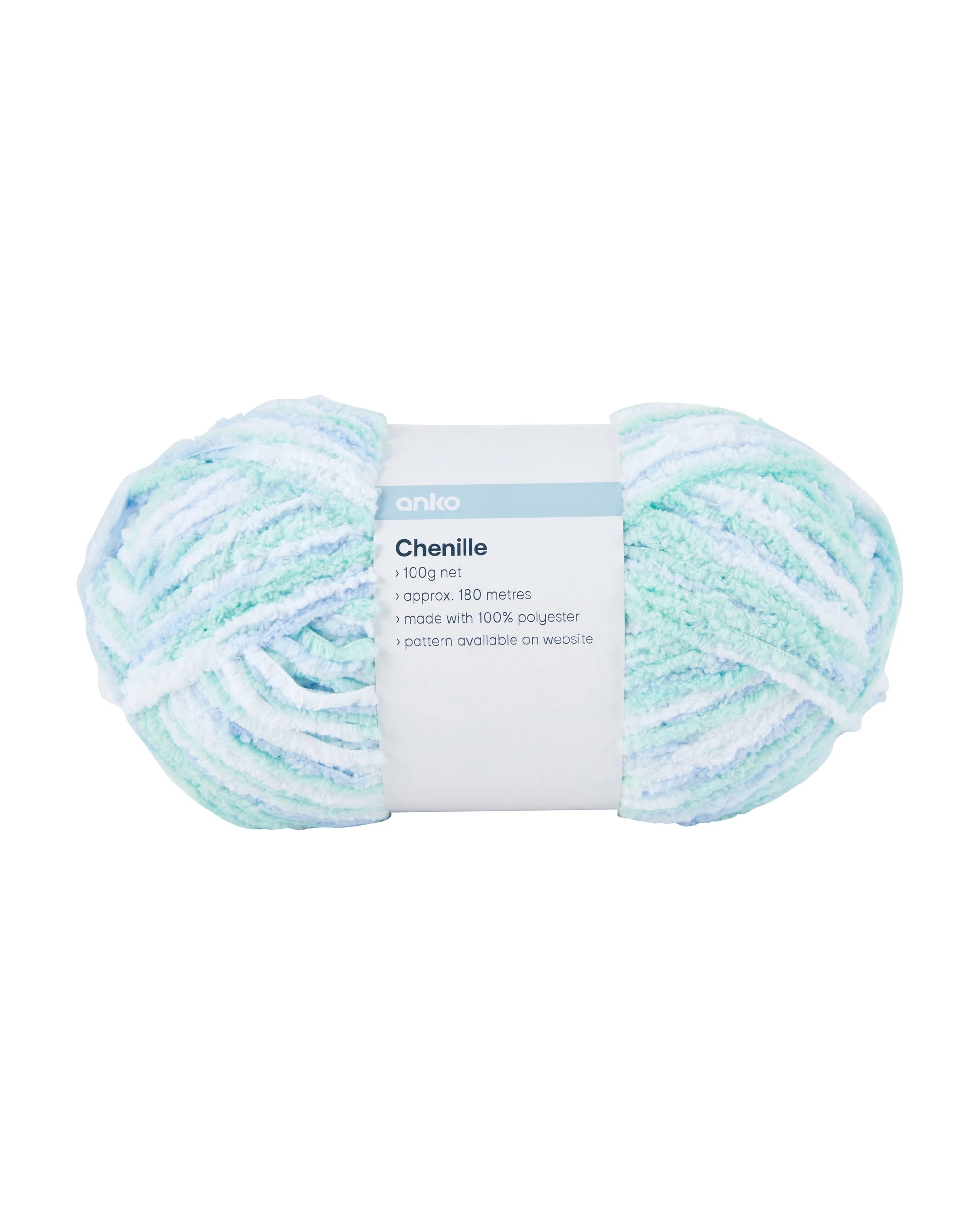 1 Chenille Yarn – Seafoam, 1 of 3