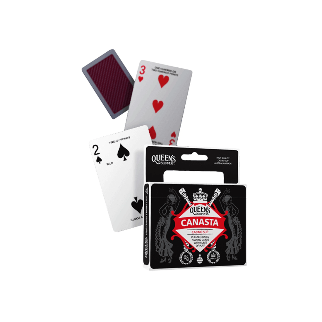 2 Queen's Slipper Canasta Card Set, 2 of 2