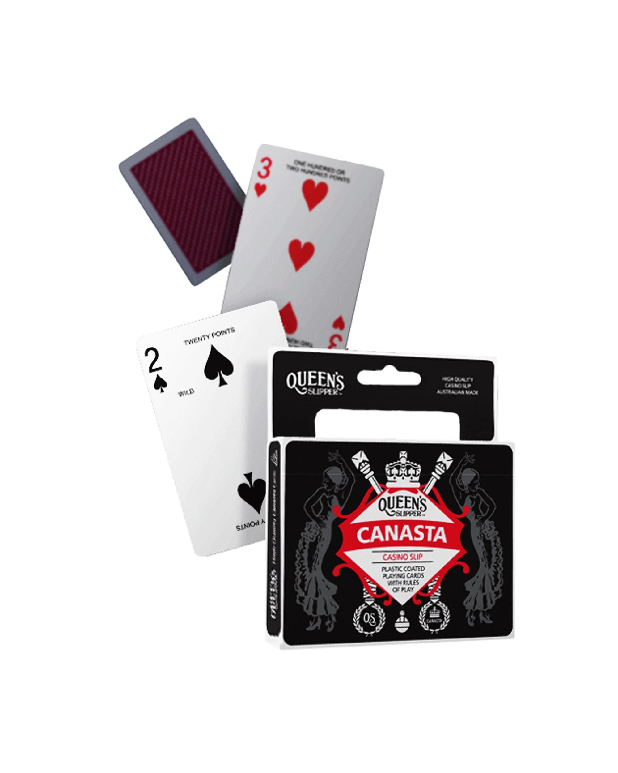 2 Queen's Slipper Canasta Card Set, 2 of 2