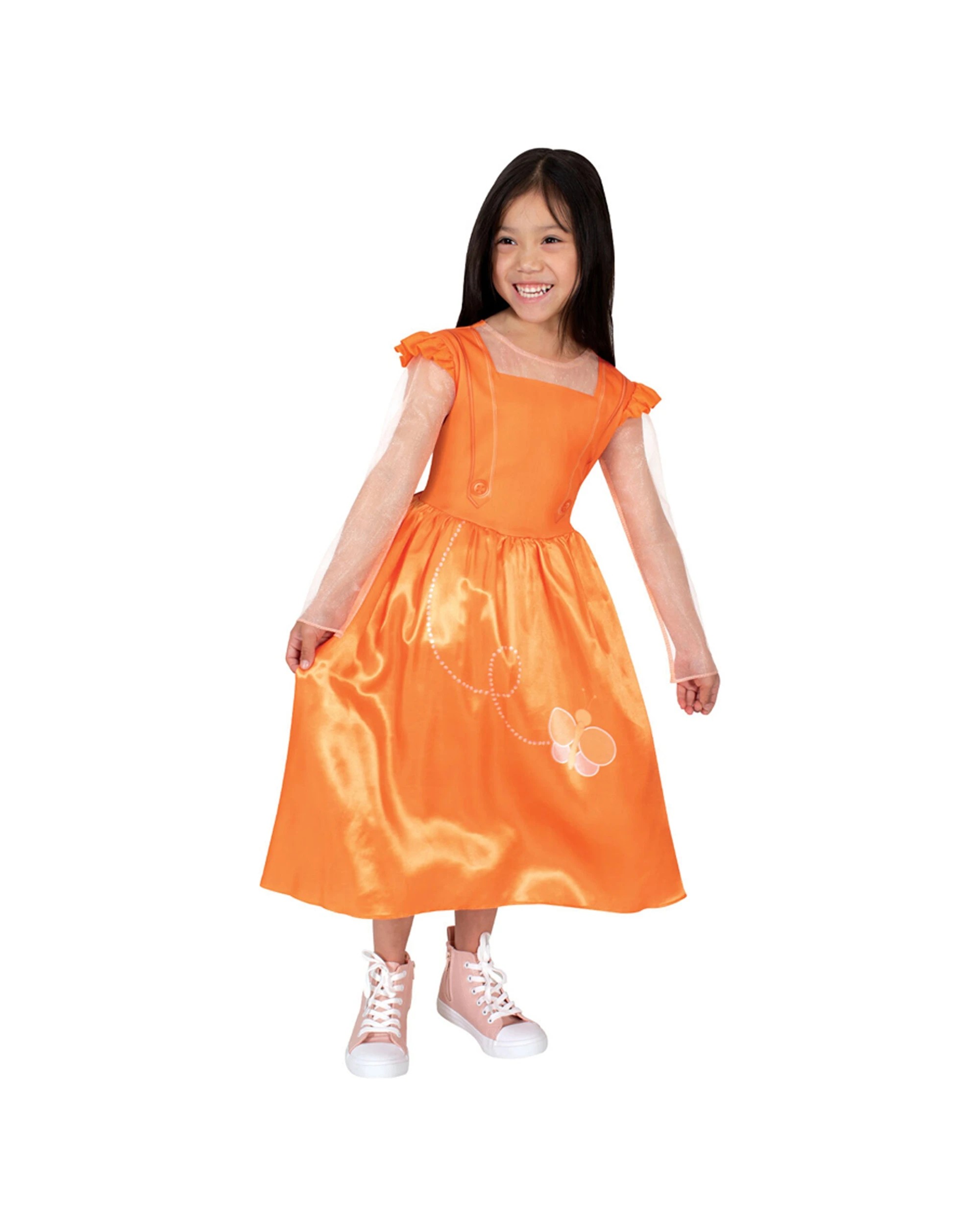 1 Emma Memma Classic Costume Party Dress Up Kids S - Orange, 1 of 4
