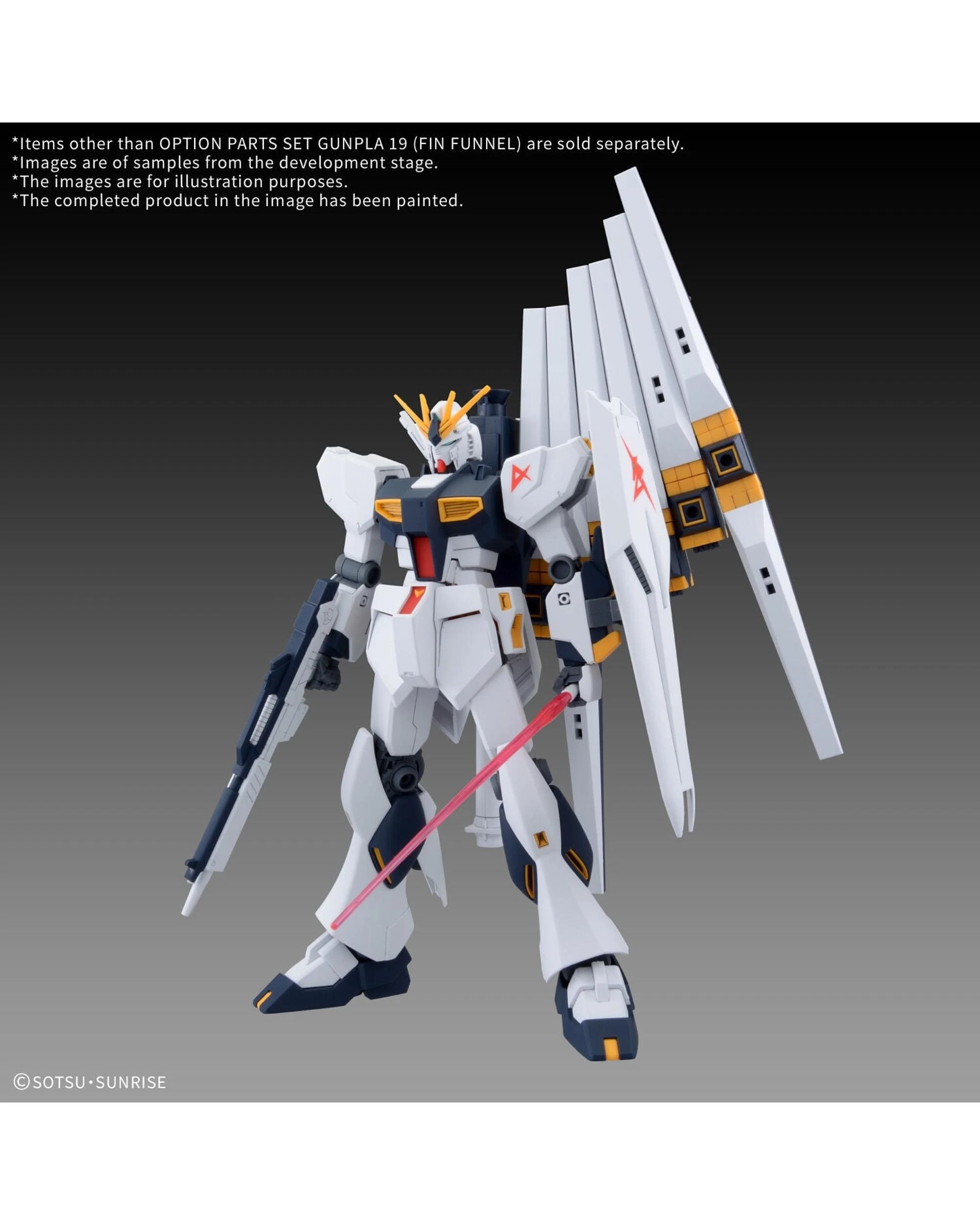 2 Bandai Gundam Option Parts Set Gunpla 19 - Fin Funnel -  1/144 Scale Model Kit, 2 of 5