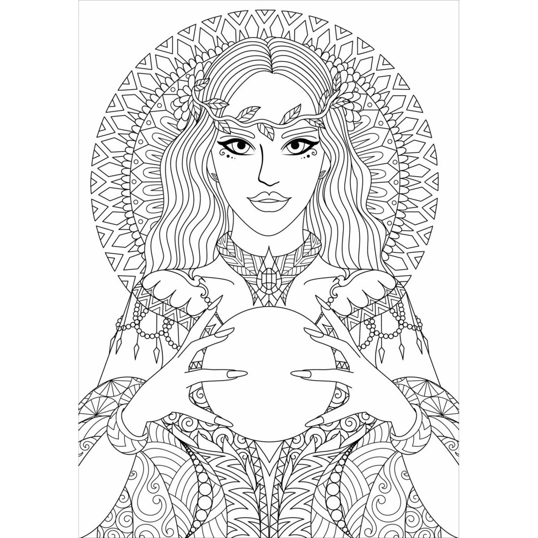 3 Colour-Your-Own Witchery Mindful Poster Art - Book, 3 of 3