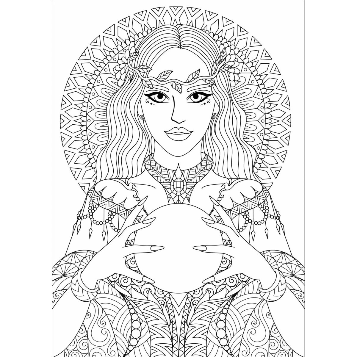 3 Colour-Your-Own Witchery Mindful Poster Art - Book, 3 of 3