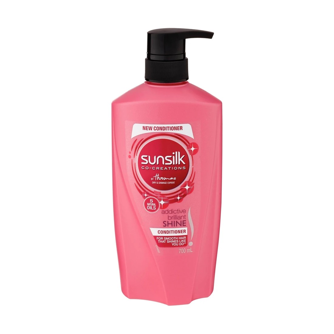 1 Sunsilk Co-Creations Addictive Brilliant Shine Conditioner 700ml, 1 of 1