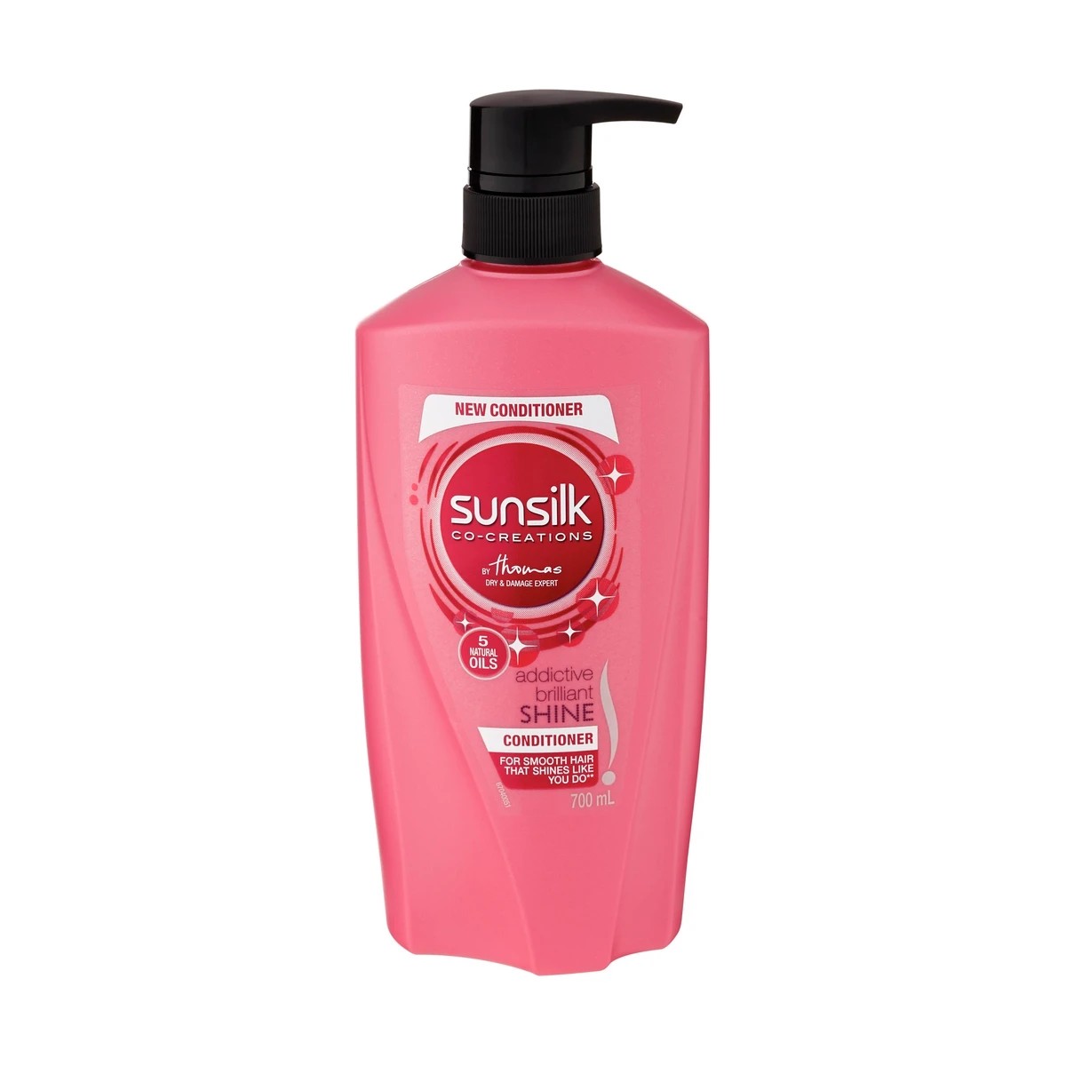 1 Sunsilk Co-Creations Addictive Brilliant Shine Conditioner 700ml, 1 of 1