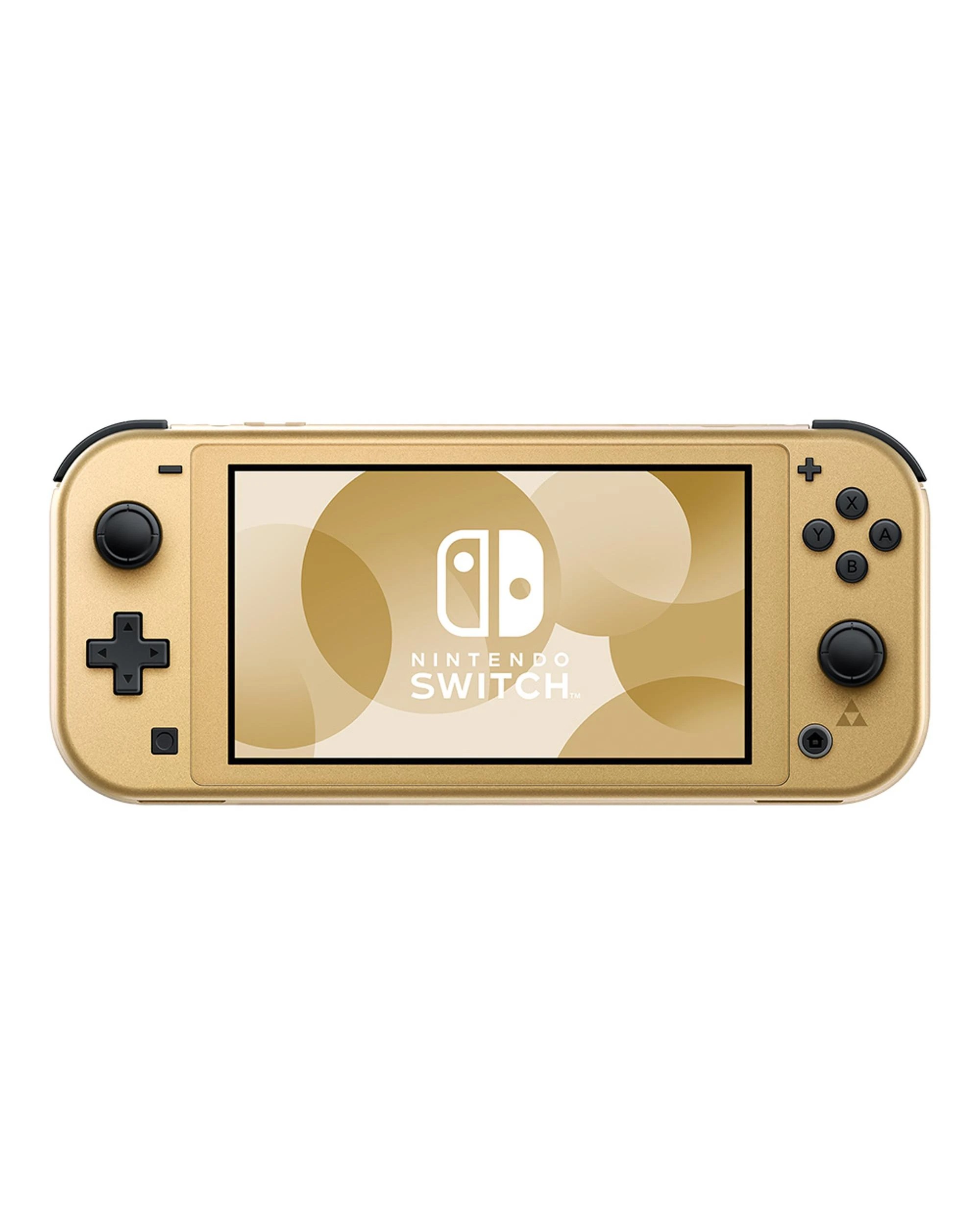 2 Nintendo Switch Lite Hyrule Edition Console
 - gold, 2 of 3