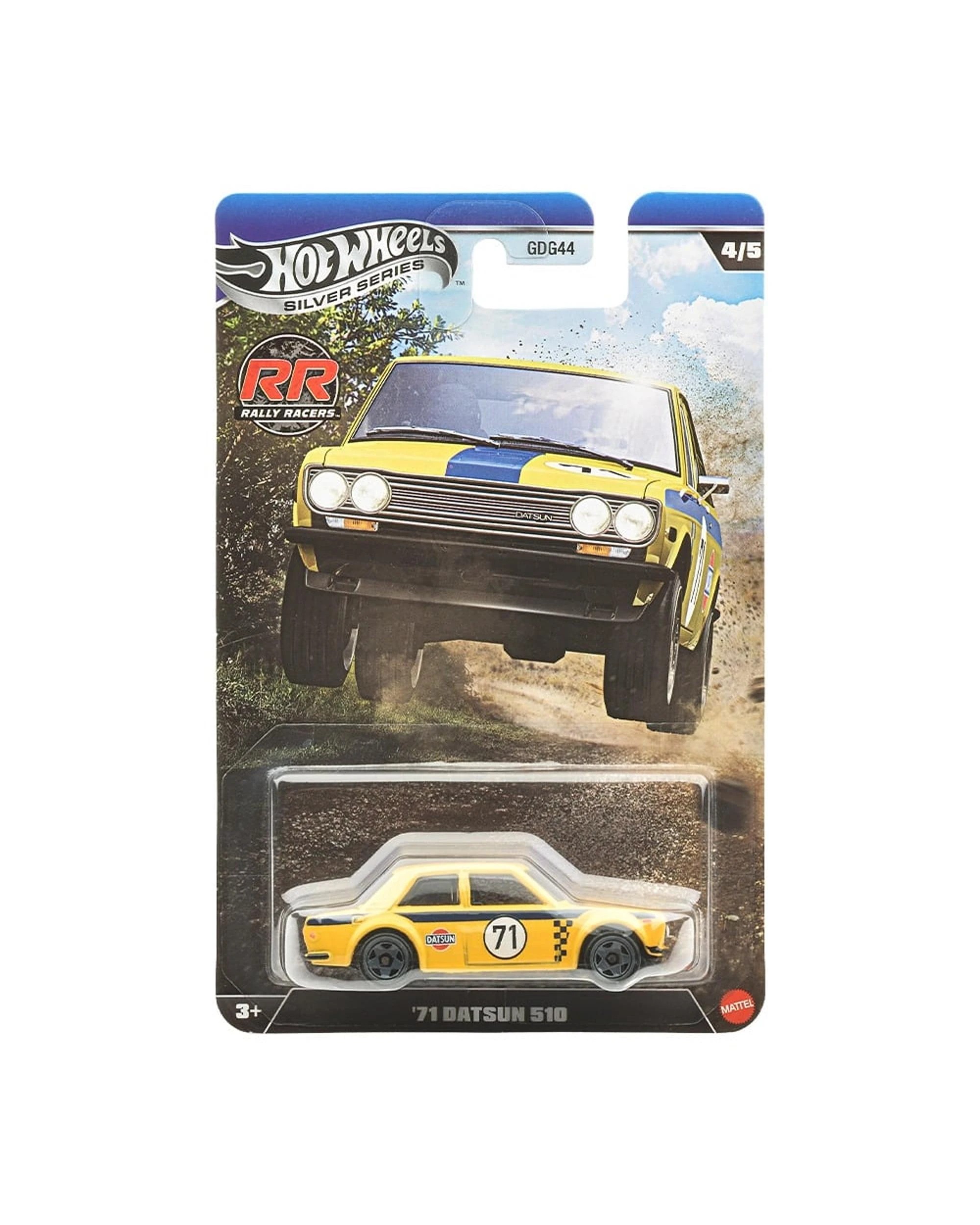 1 Hot Wheels Silver Series Rally Racers 1971 Datsun 510 Diecast Vehicle, 1 of 3