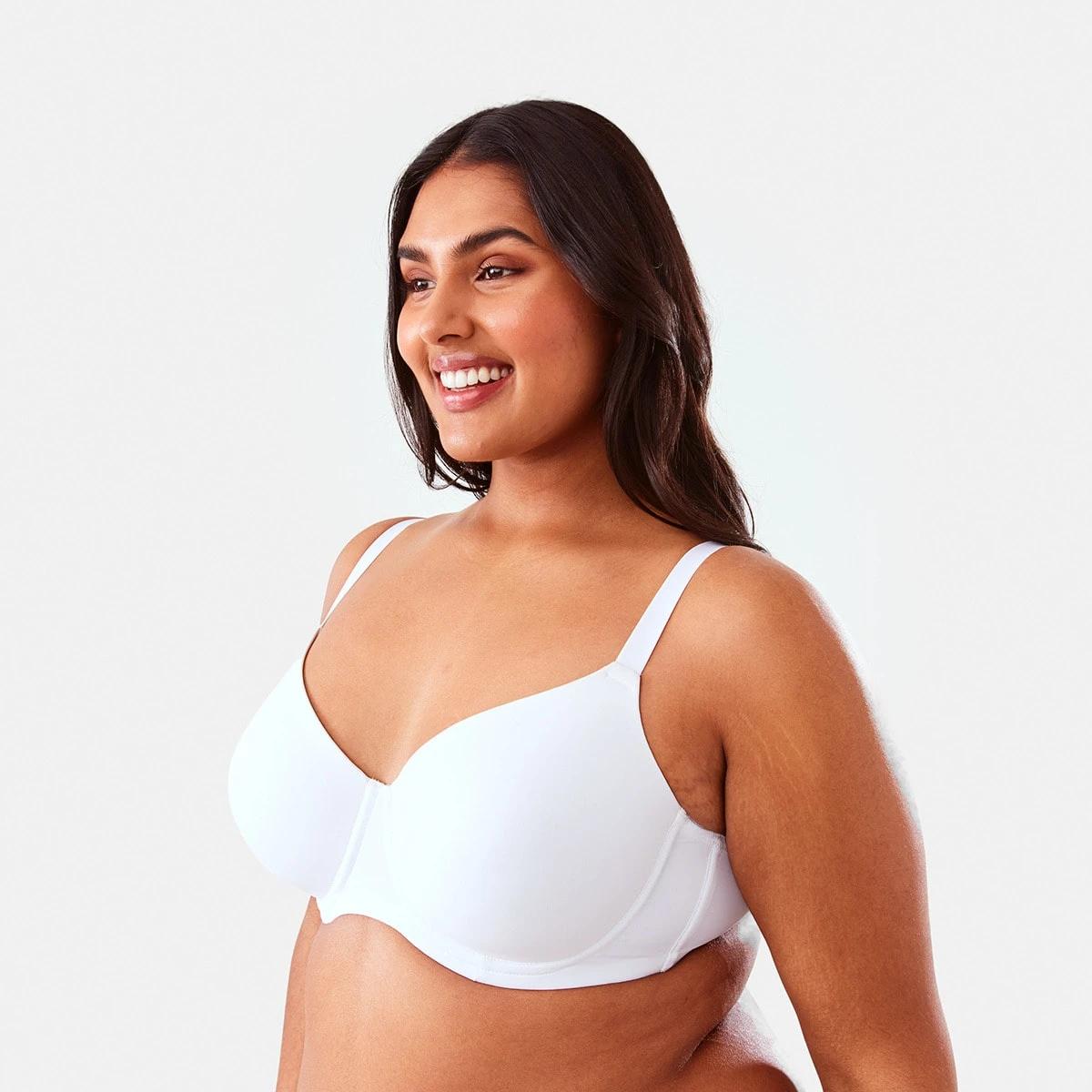 2 Full Figure T-shirt Bra WHITE, 2 of 7