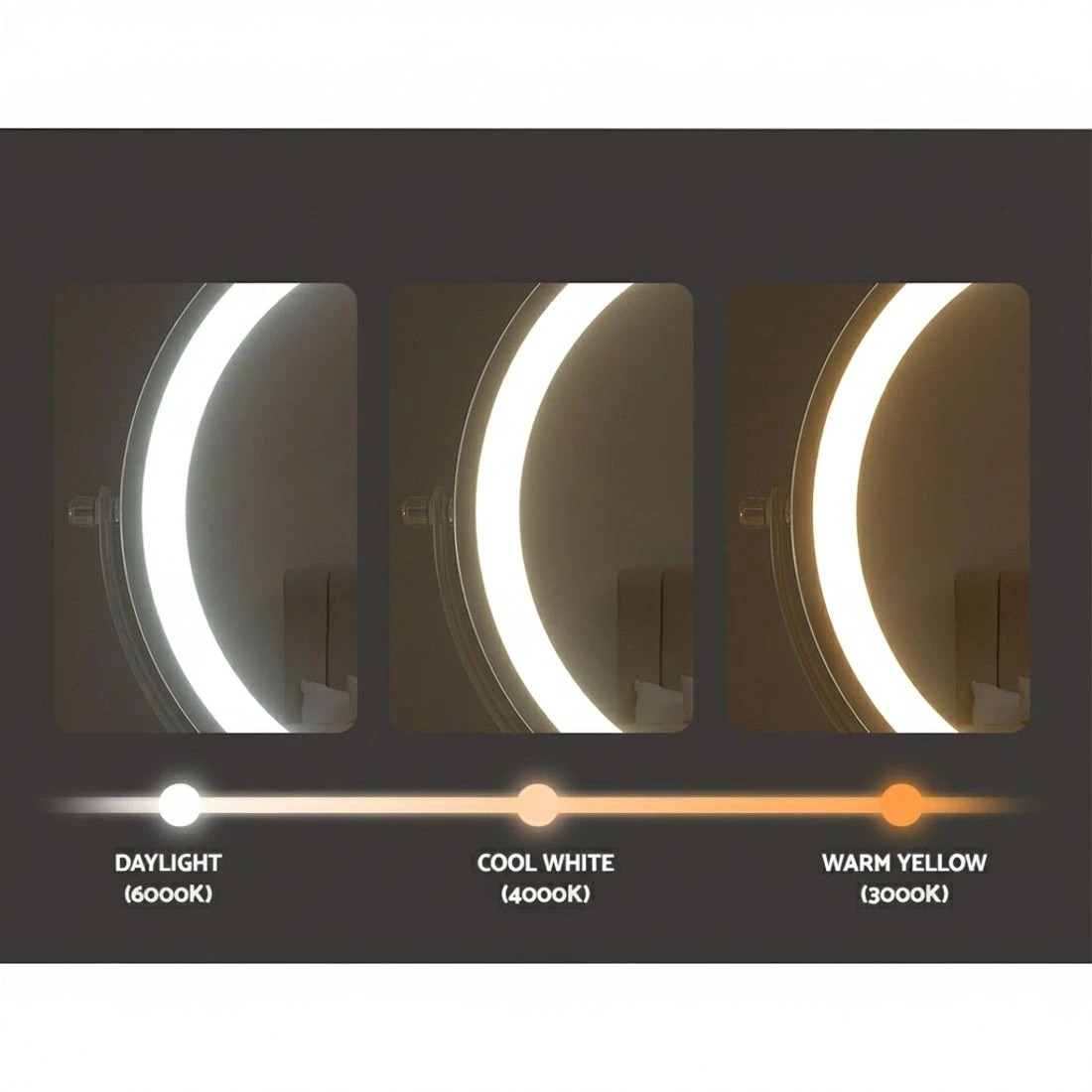 5 Embellir Extendable Makeup Mirror 10X Magnifying Double-Sided Bathroom - Silver, 5 of 6