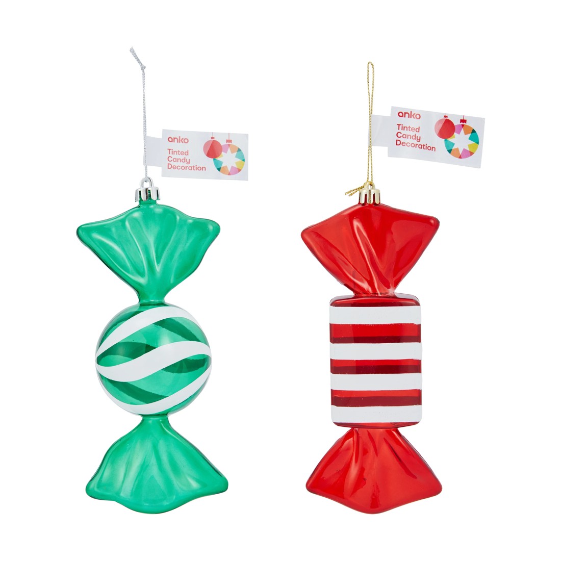 5 Tinted Candy Decoration - Assorted, 5 of 5