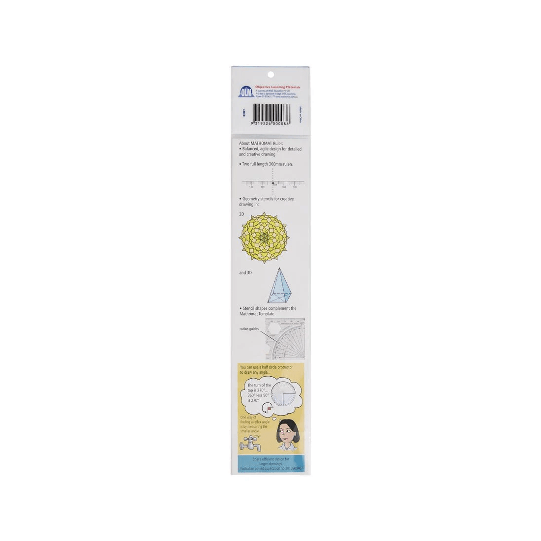 3 Mathomat Mathematics Ruler R300T, 3 of 3