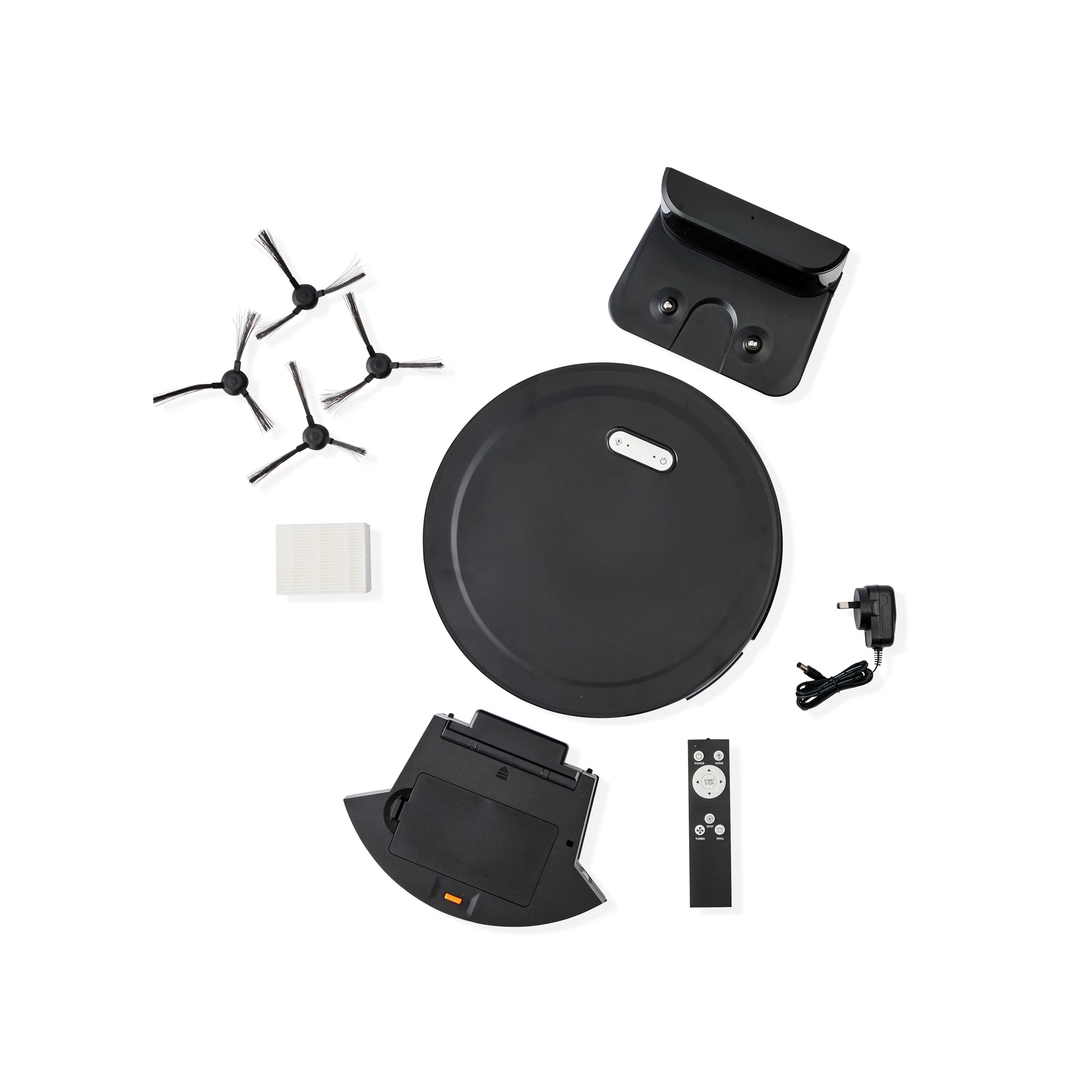 8 Robotic Vacuum - Black, 8 of 10