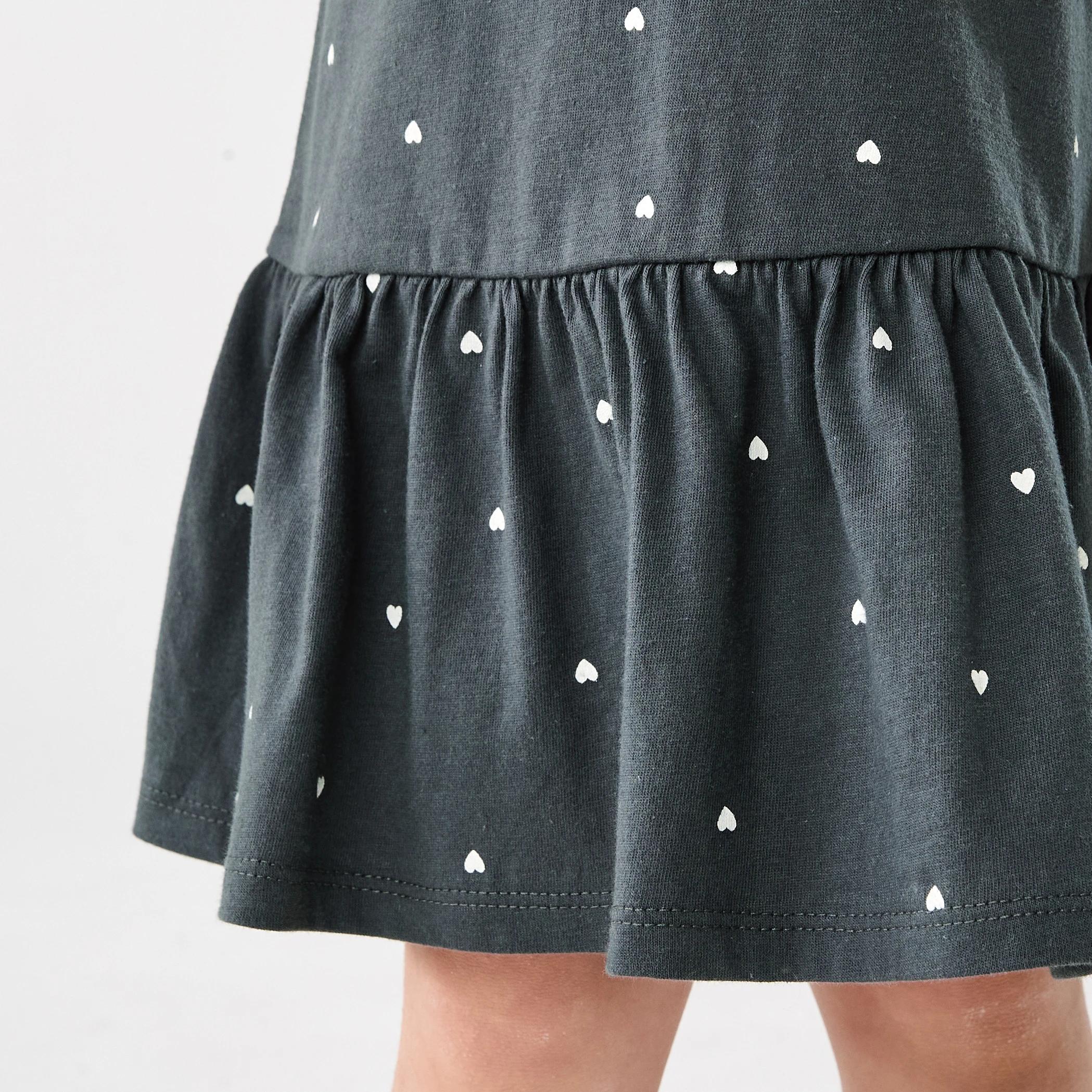 5 Sleeveless Print Dress Gry Heart, 5 of 7