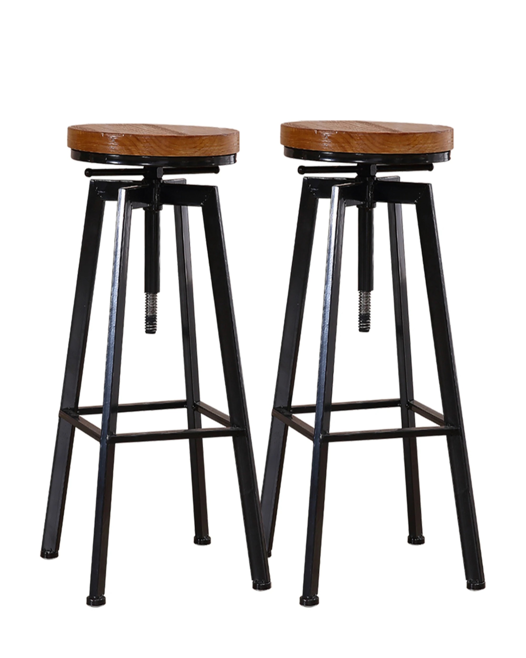 1 Levede 2x Vintage Bar Stool, 1 of 7