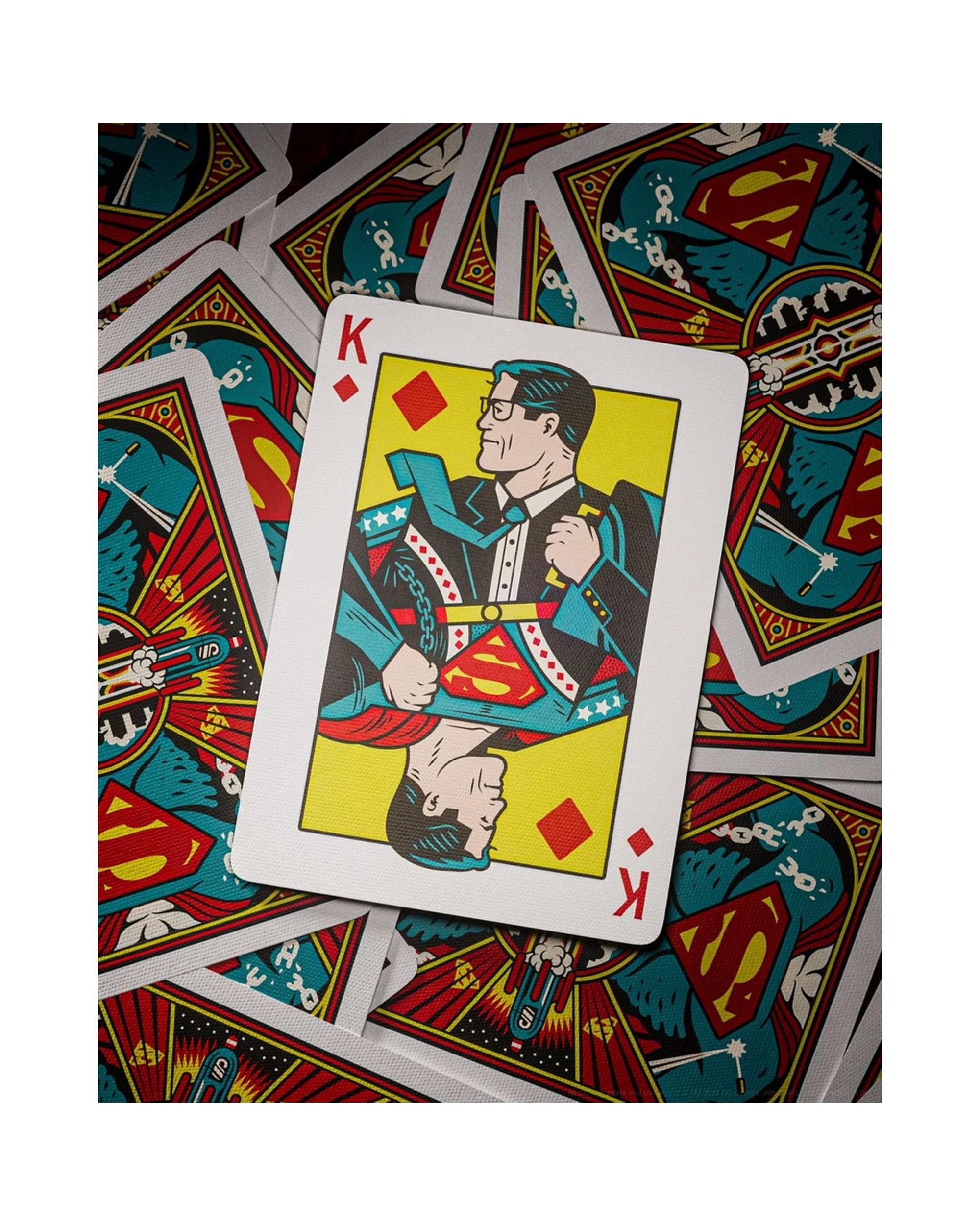 6 theory11 DC Superman Playing Cards, 6 of 9