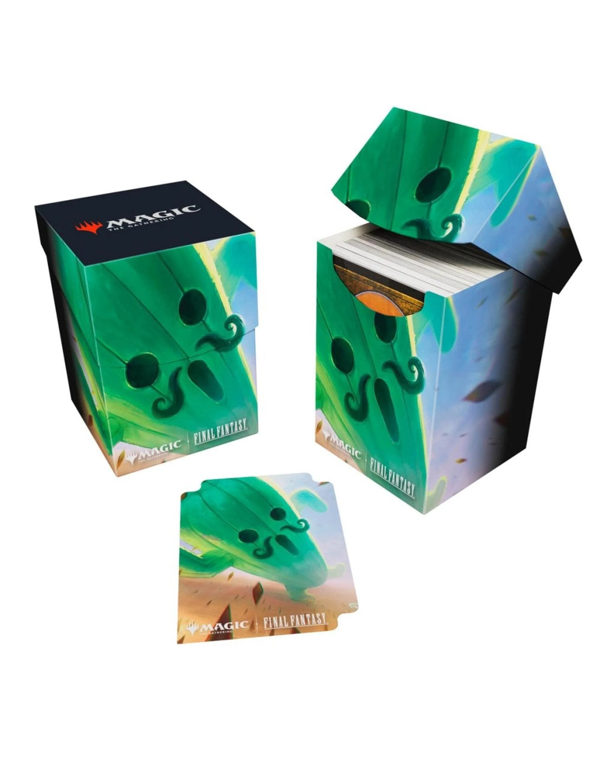3 Ultra Pro Magic the Gathering Final Fantasy Jumbo Cactuar 100+ Deck Box, 3 of 3