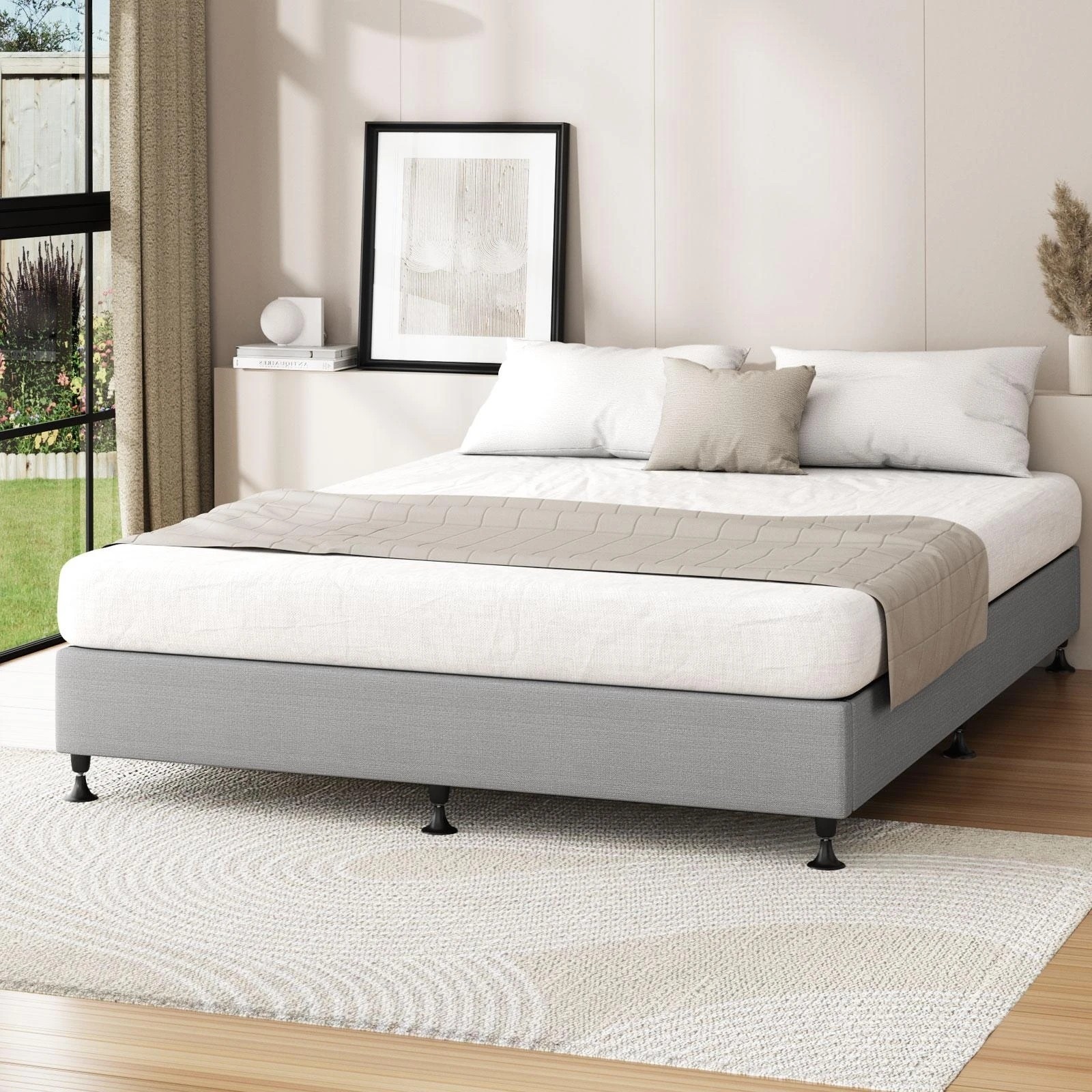 5 Oikiture King Bed Base Platform
 - Grey, 5 of 8