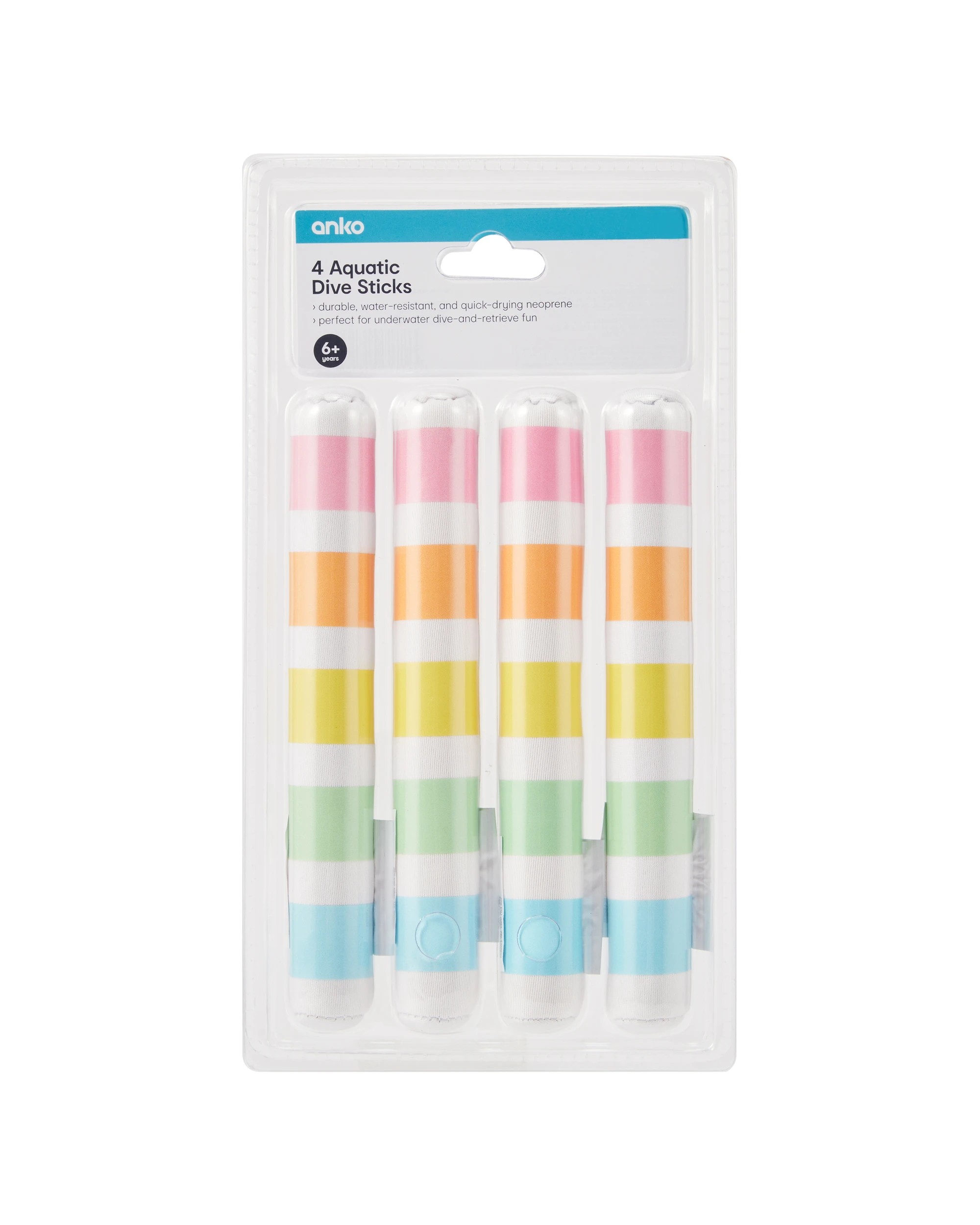1 4 Pack Aquatic Dive Sticks, 1 of 5