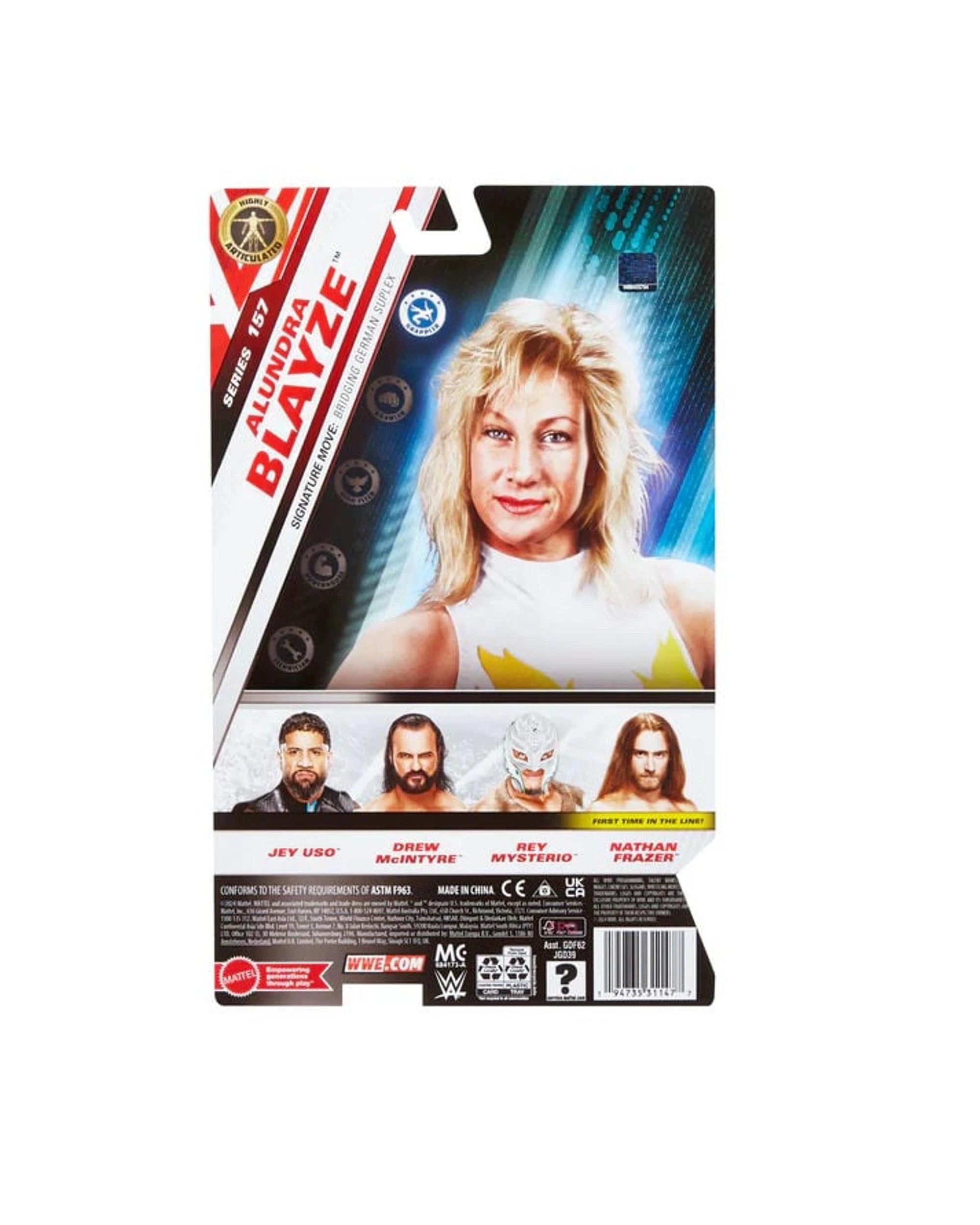 2 WWE Main Event Series 157 Alundra Blayze Action Figure, 2 of 5