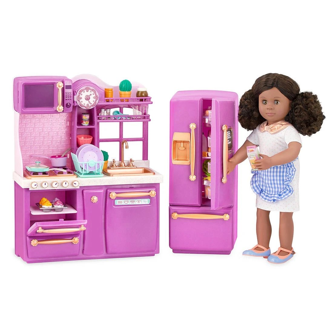 1 Our Generation Gourmet Kitchen Set - Purple, 1 of 6