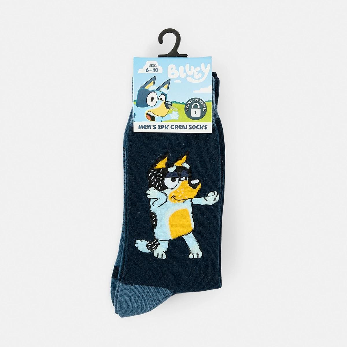 1 2 Pack Bluey License Socks Bluey, 1 of 3