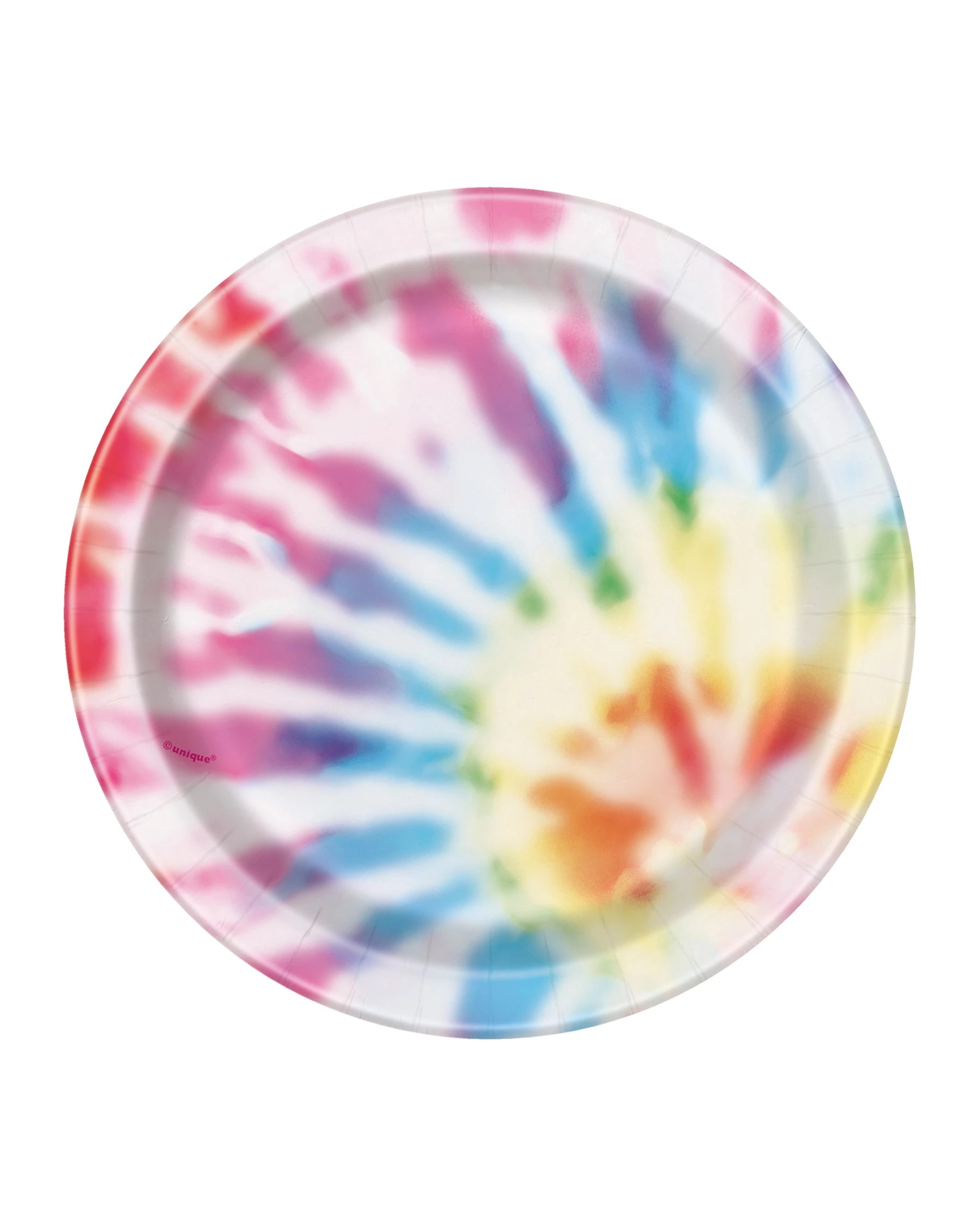 1 Unique Pastel Small Paper Plates Pack of 8 - Multi, 1 of 1