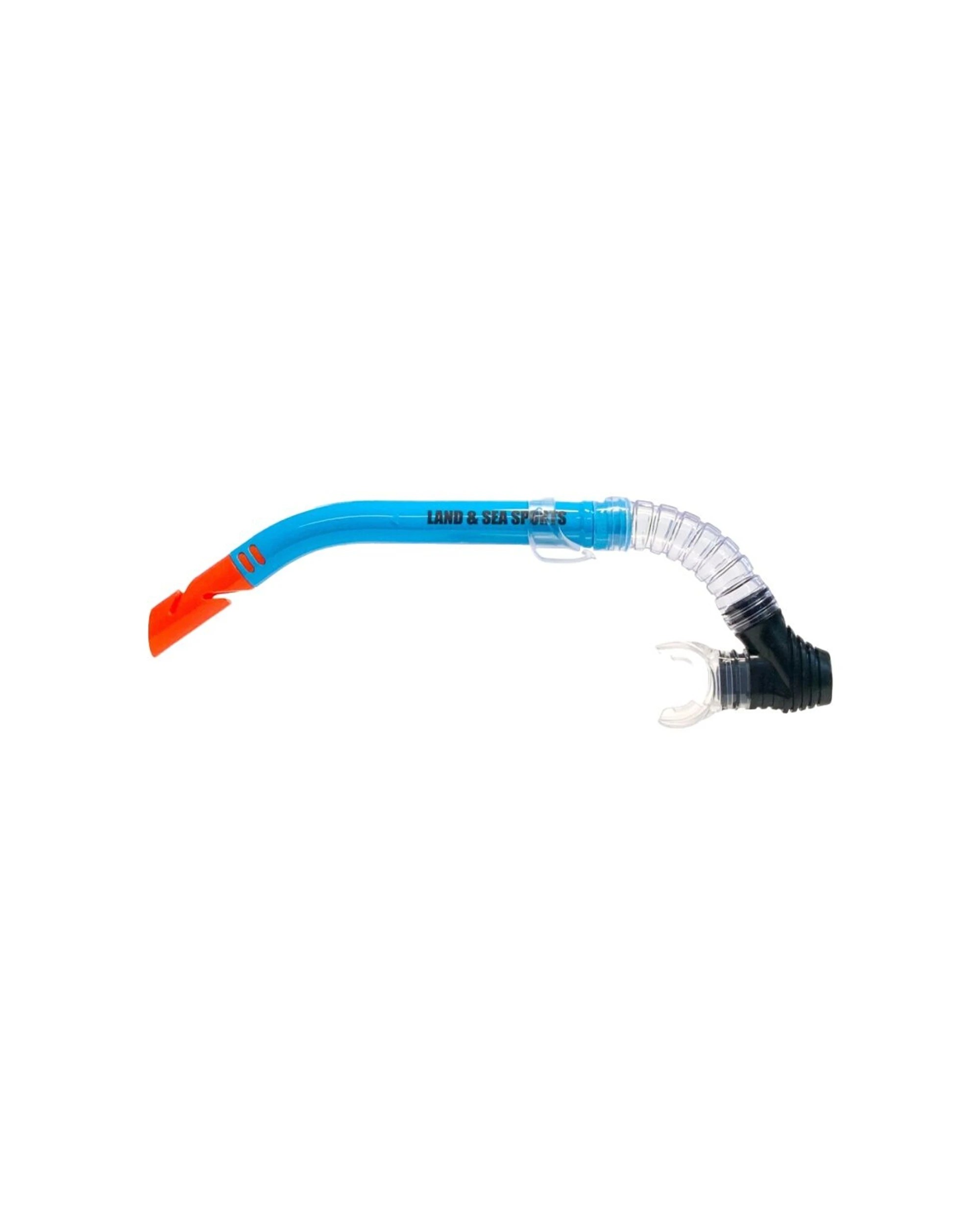 1 Land & Sea Sports Clearwater Snorkel With Silicone Mouthpiece - Blue, 1 of 1