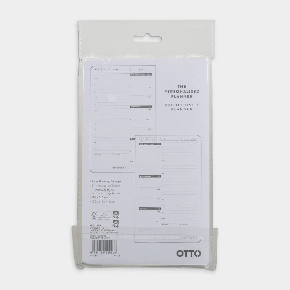 5 Otto Personal Planner Productivity Refill, 5 of 5