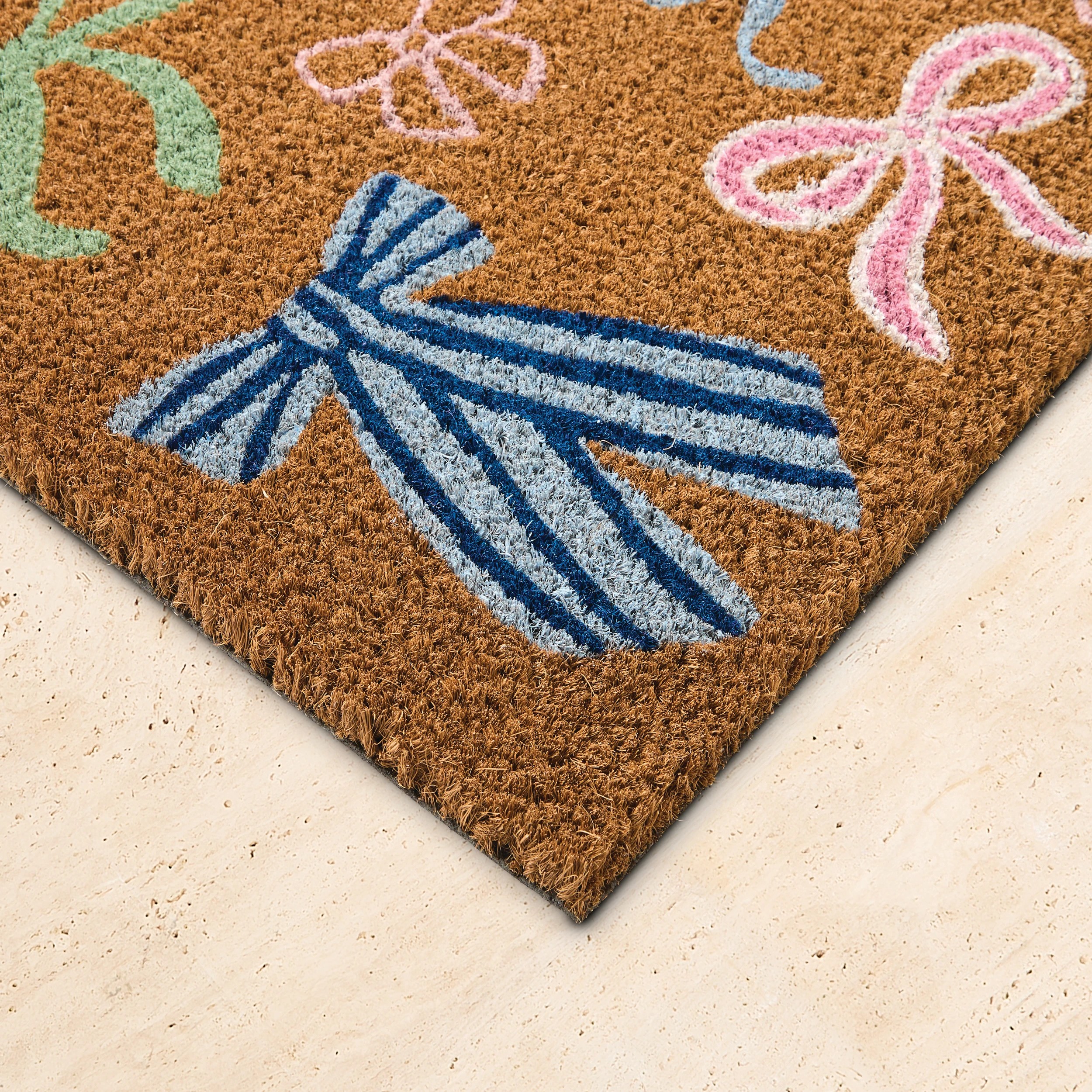 3 Bow Door Mat - 60cm x 40cm, 3 of 5