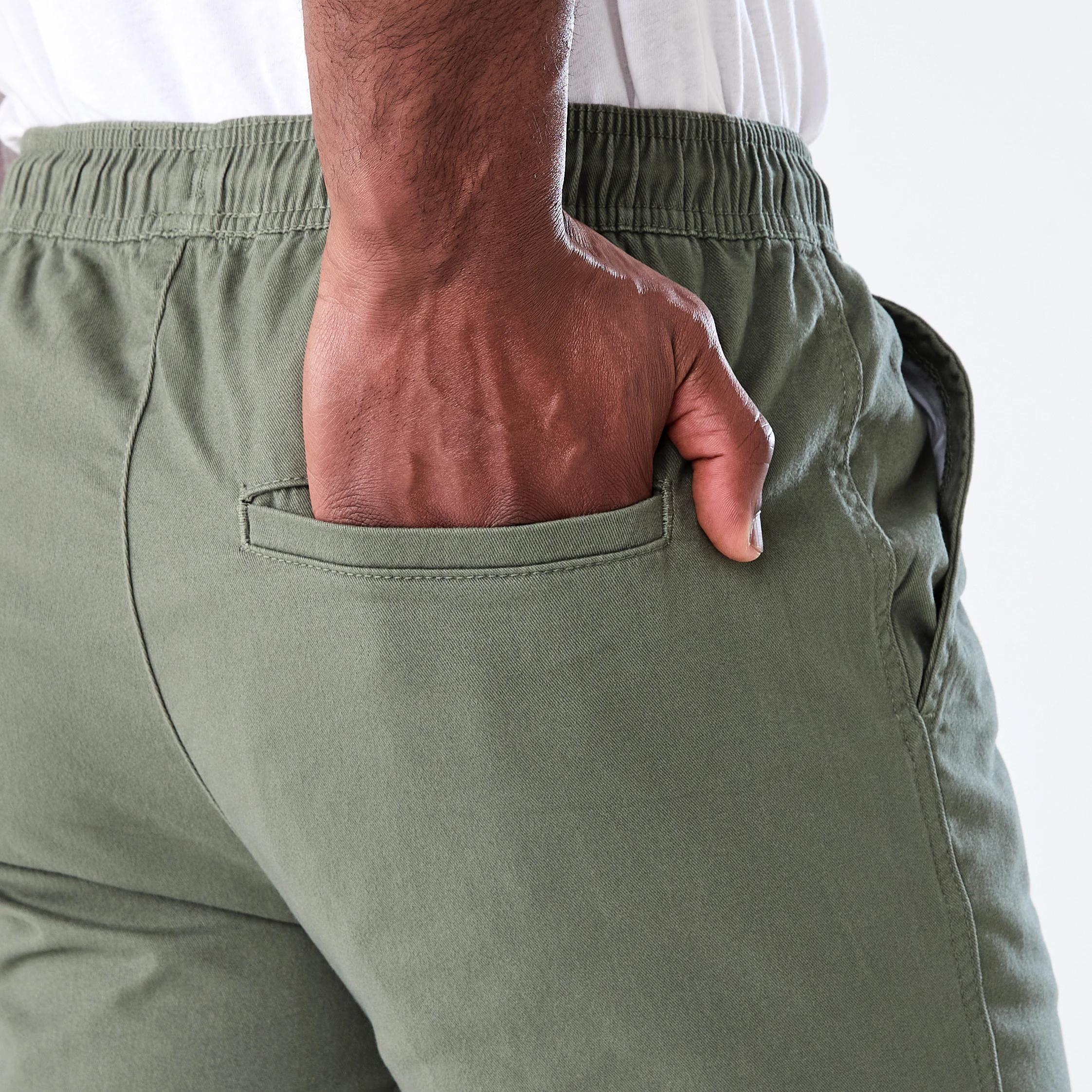 5 Elastic Waist Cuffed Joggers Grn Gum, 5 of 7
