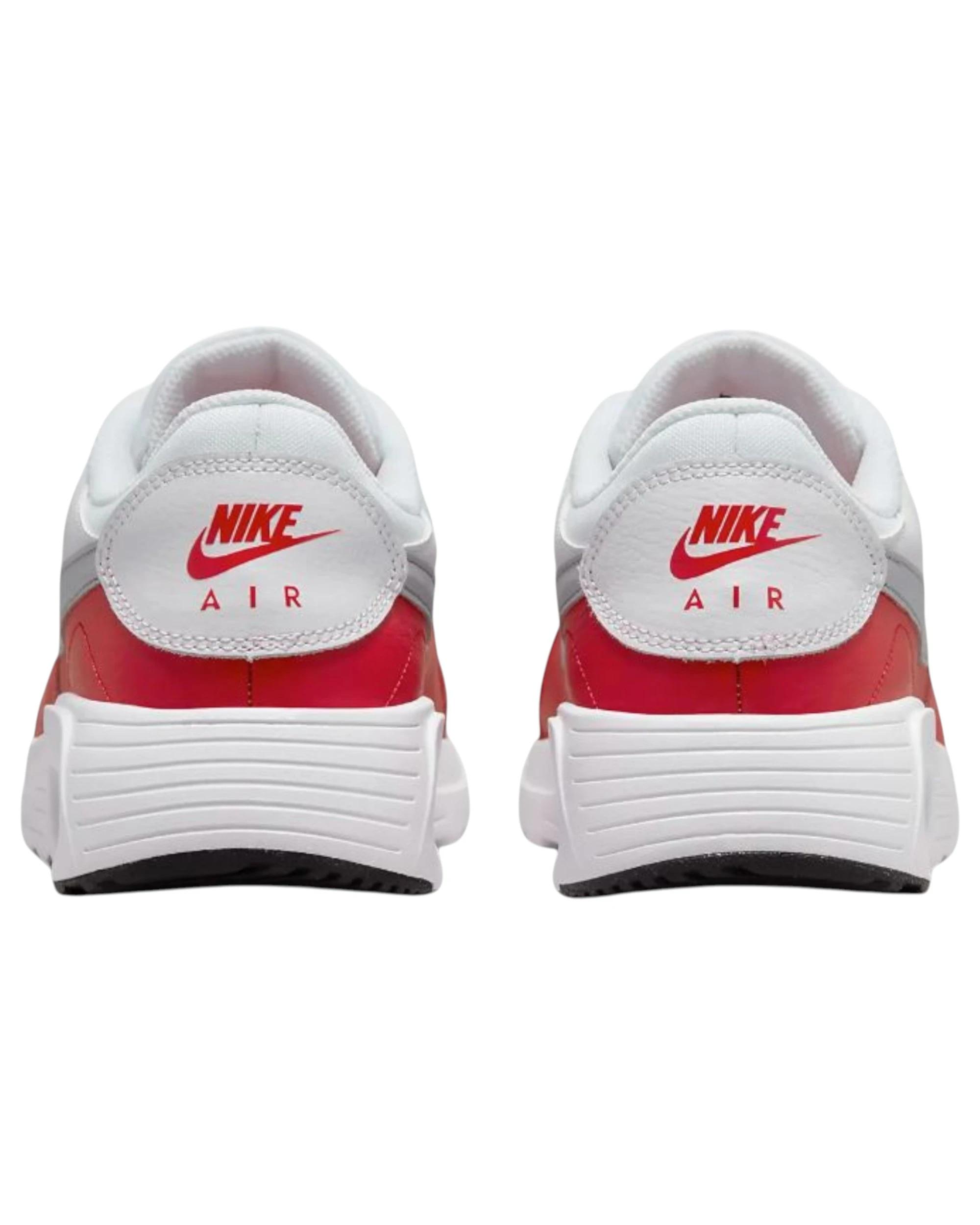 4 Nike Mens Air Max SC White/Grey/Red Athletic Shoes WHITE/GREY/RED, 4 of 8