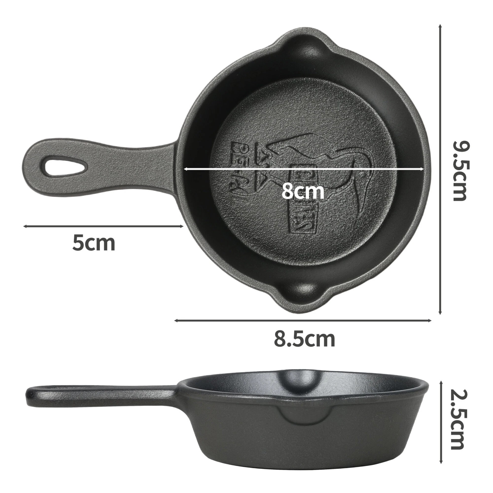 3 Toque 4 Pcs Mini Frying Pan, 3 of 9