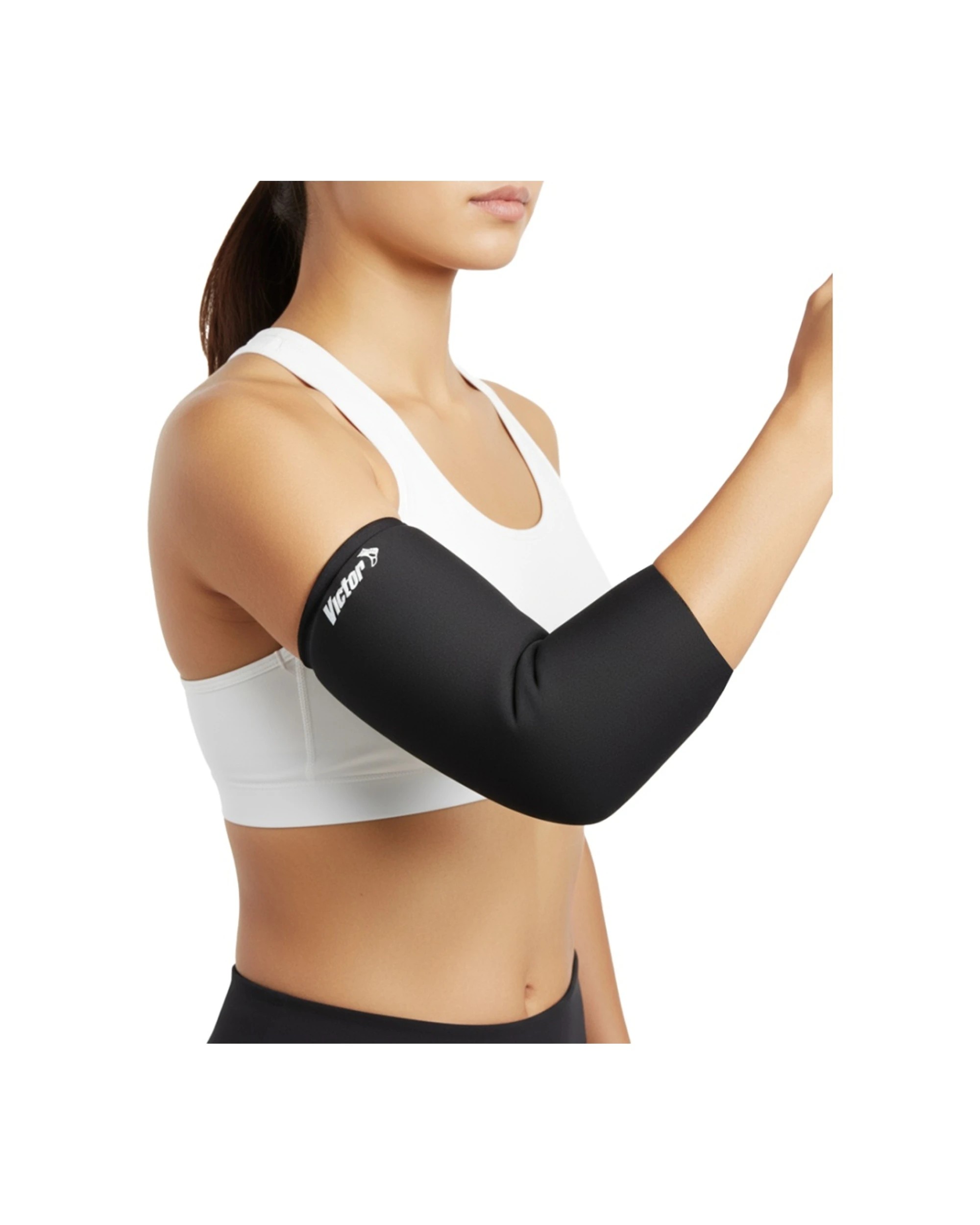 3 Victor Sports Elastic Cold Sleeve Leak Proof Training Therapy X-Large 18-20 Inches - Black, 3 of 4