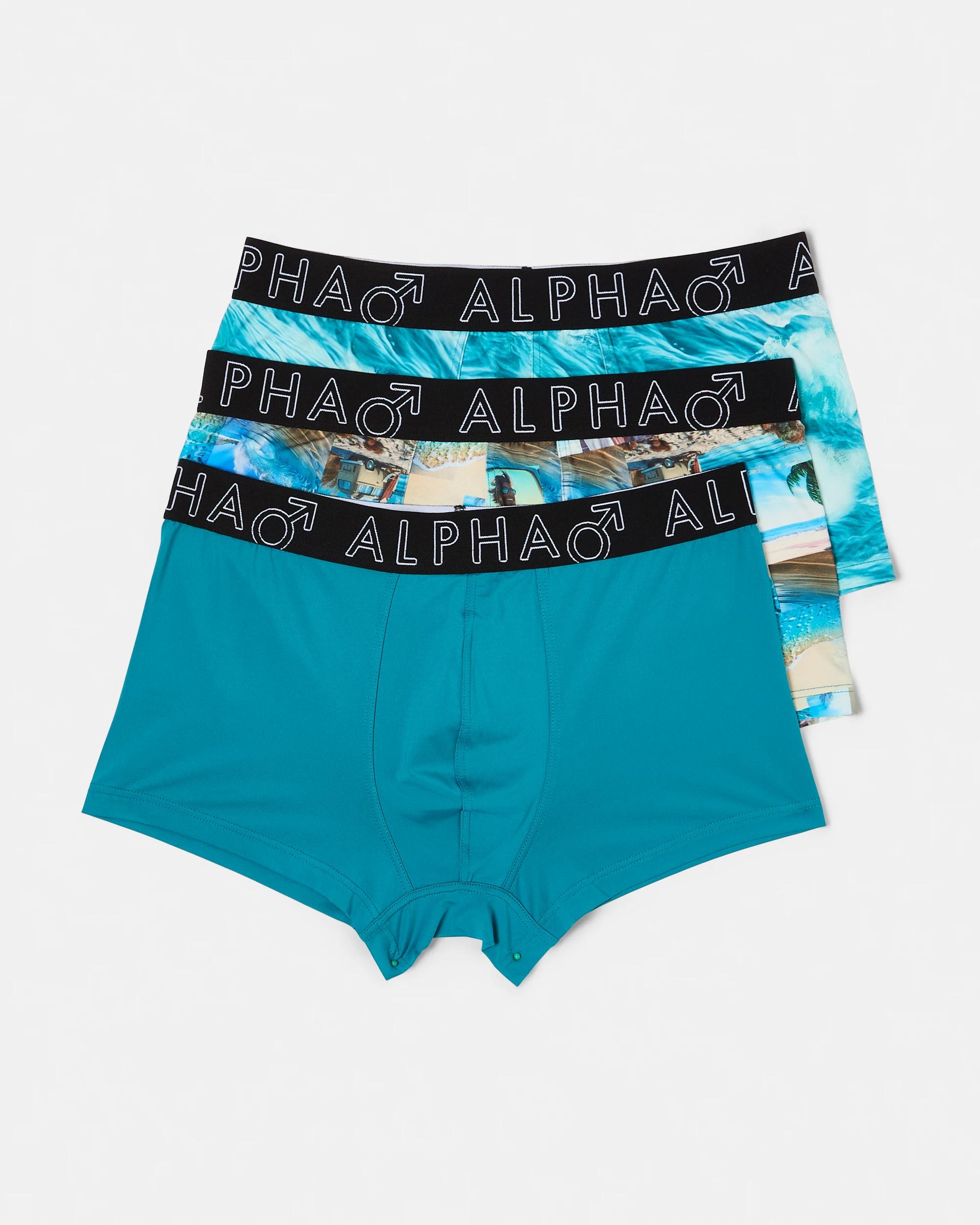 1 3 Pack Microfibre Trunks BEACH, 1 of 7