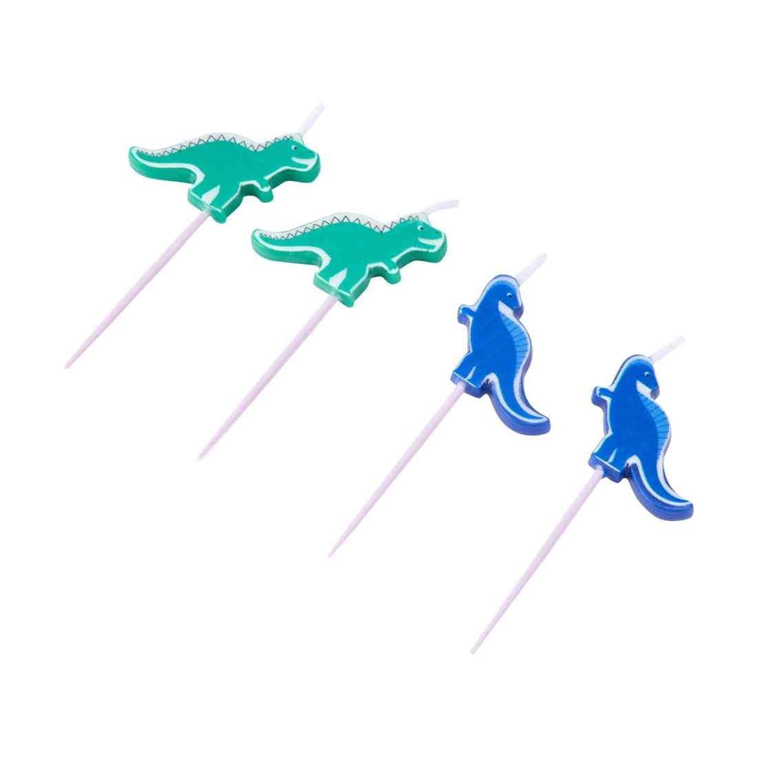 4 8 Pack Dinosaur Candles, 4 of 7