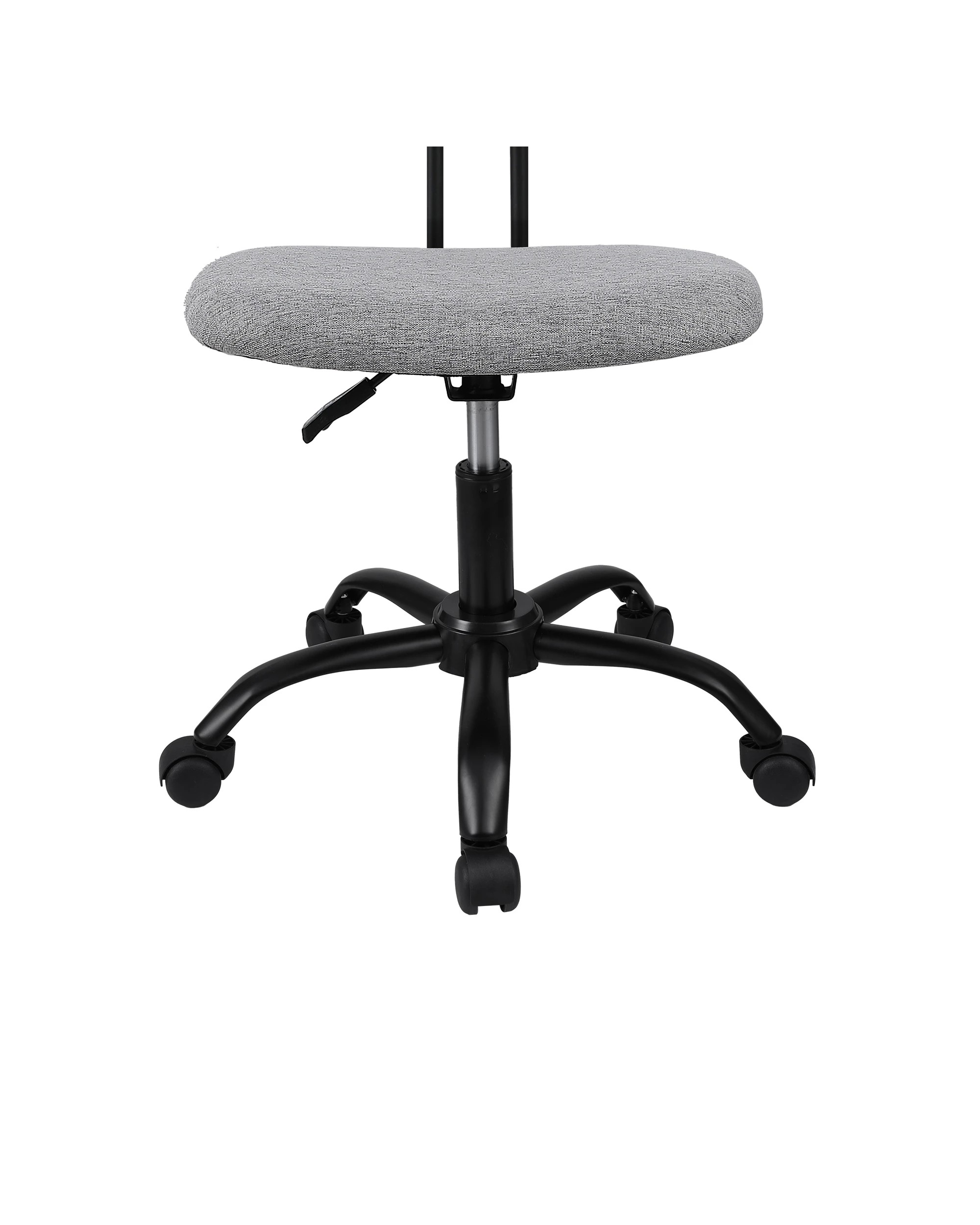 7 Artiss Armless Office Chair with Wheels, Ergonomic 360° Swivel Home Office Desk Chair - Grey, 7 of 7