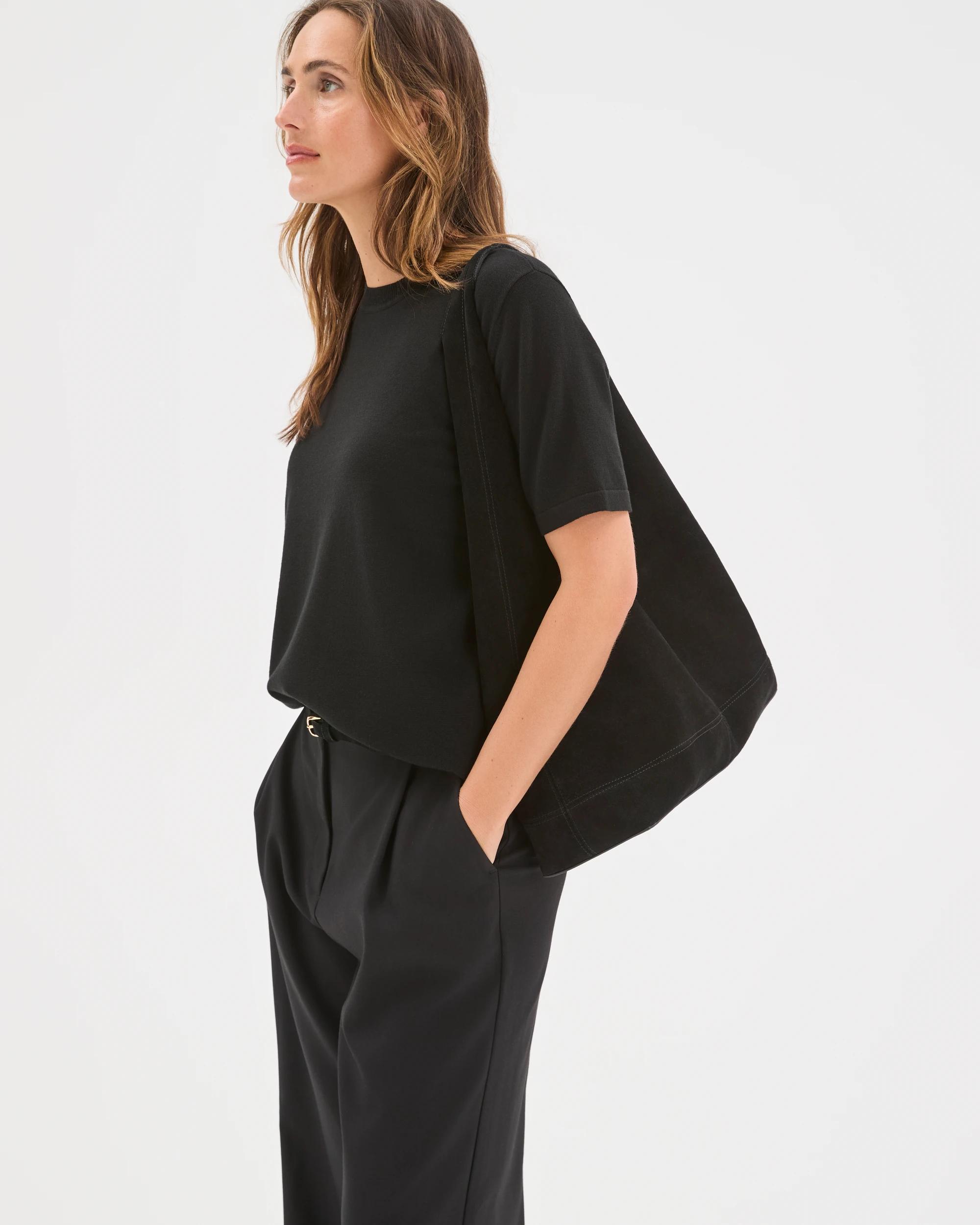 6 Preview Ultimate Knit Top BLACK, 6 of 7