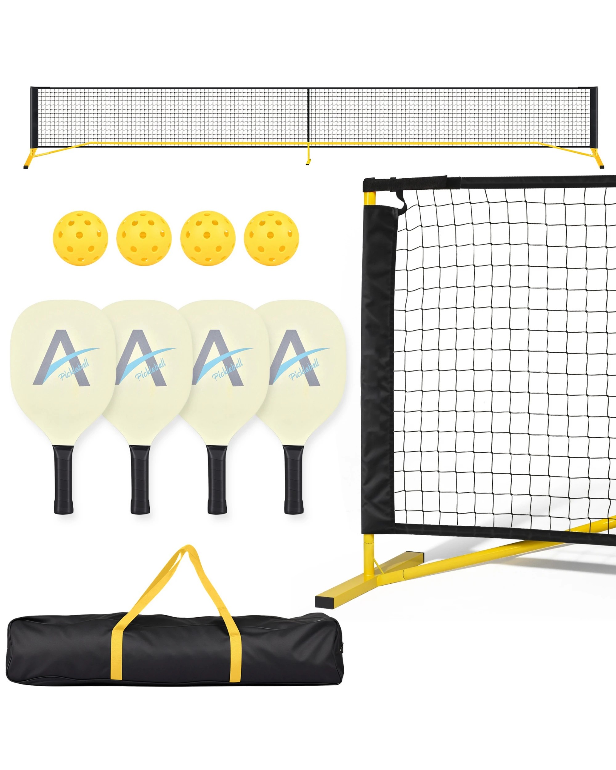 1 Advwin Pickleball Set with 6.7M Net, 1 of 6