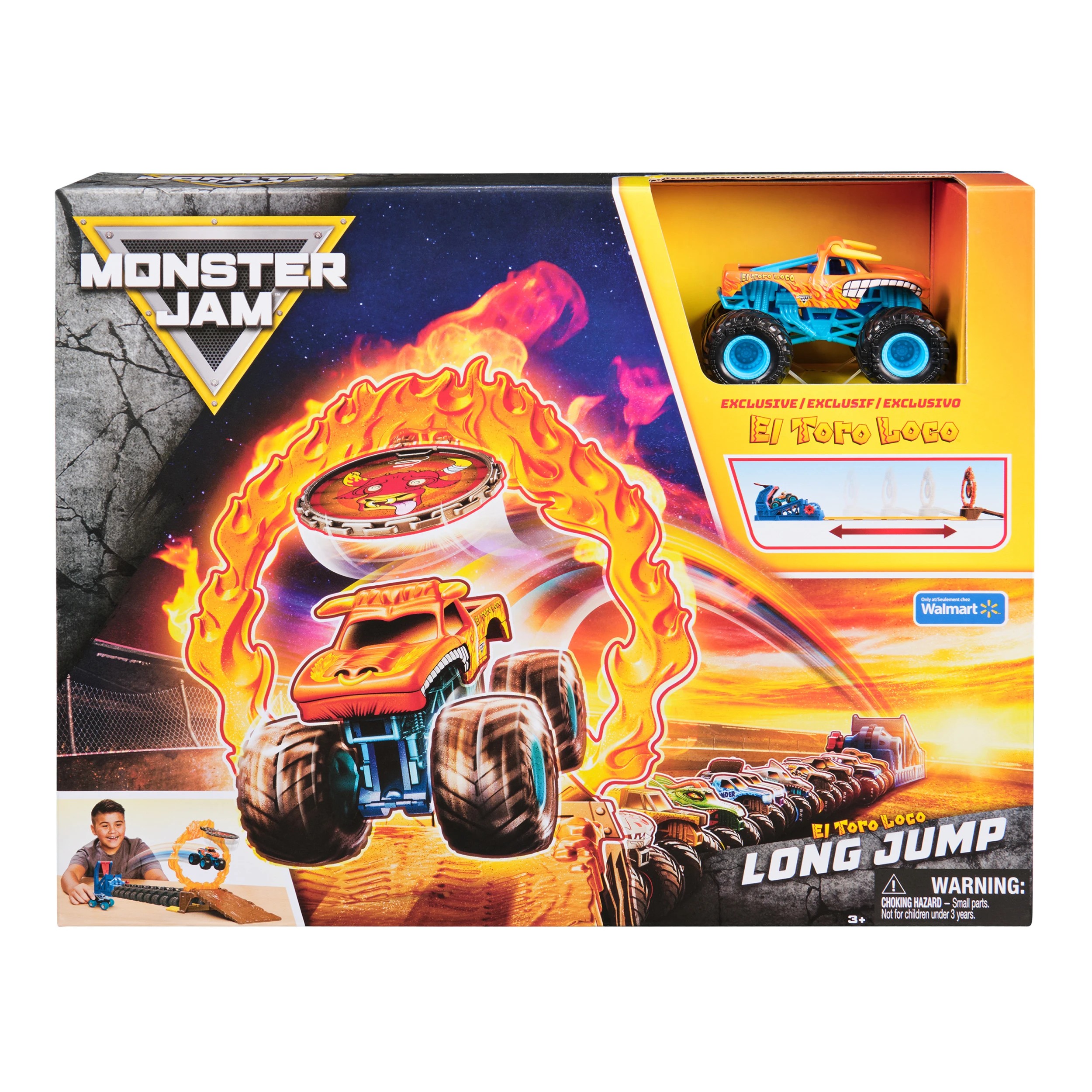 1 Monster 1:64 Jam El Toro Long Jump Playset, 1 of 6