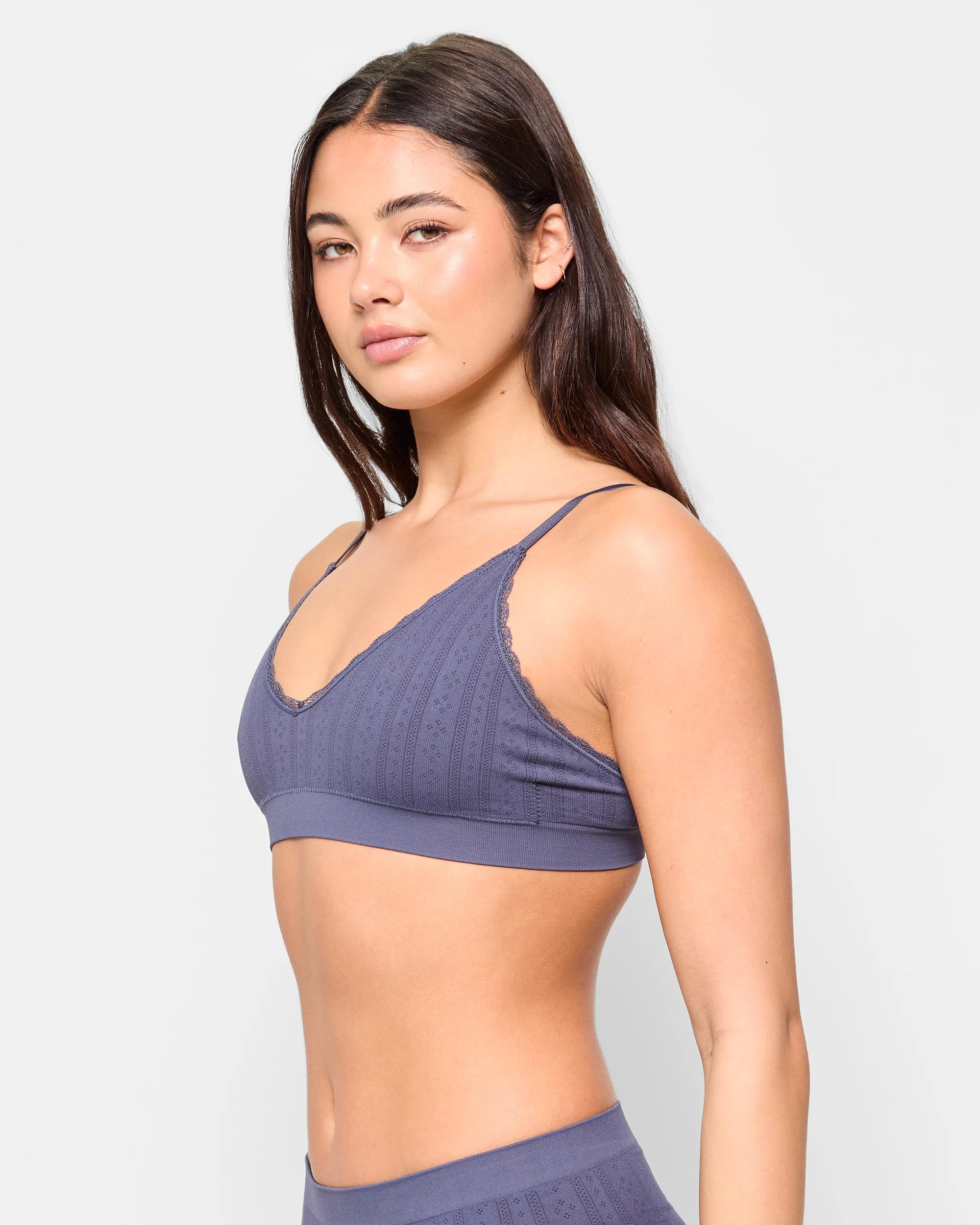3 Pointelle Crop Top - Lily Loves WINTER BLUE, 3 of 4
