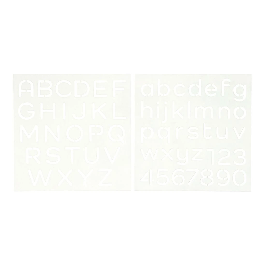 2 Born Plastic Stencils Alphabet 2 Pack, 2 of 2