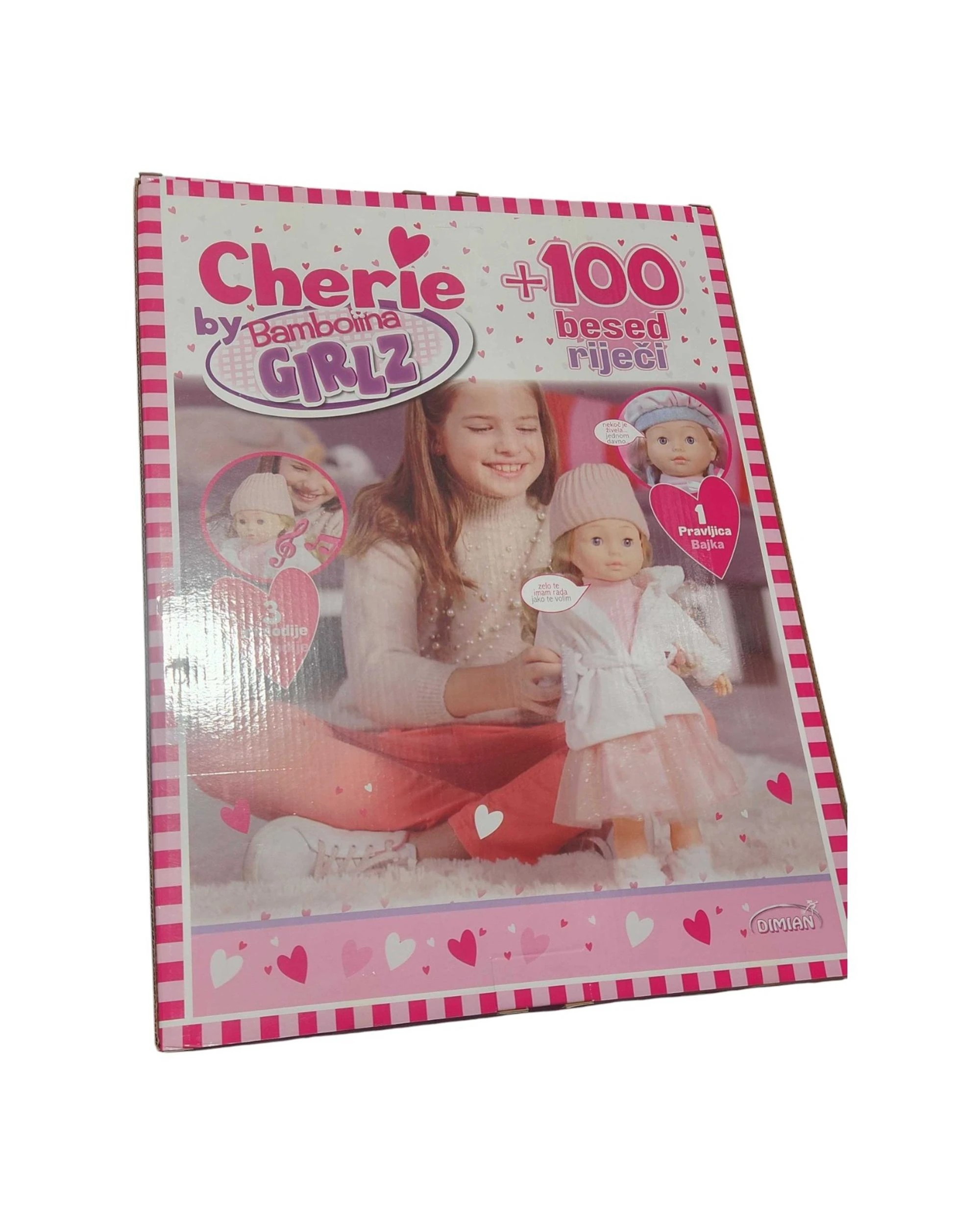 7 Bambolina Girlz Cherie Speaking 100 Words+ 46cm Doll with White Coat, 7 of 7