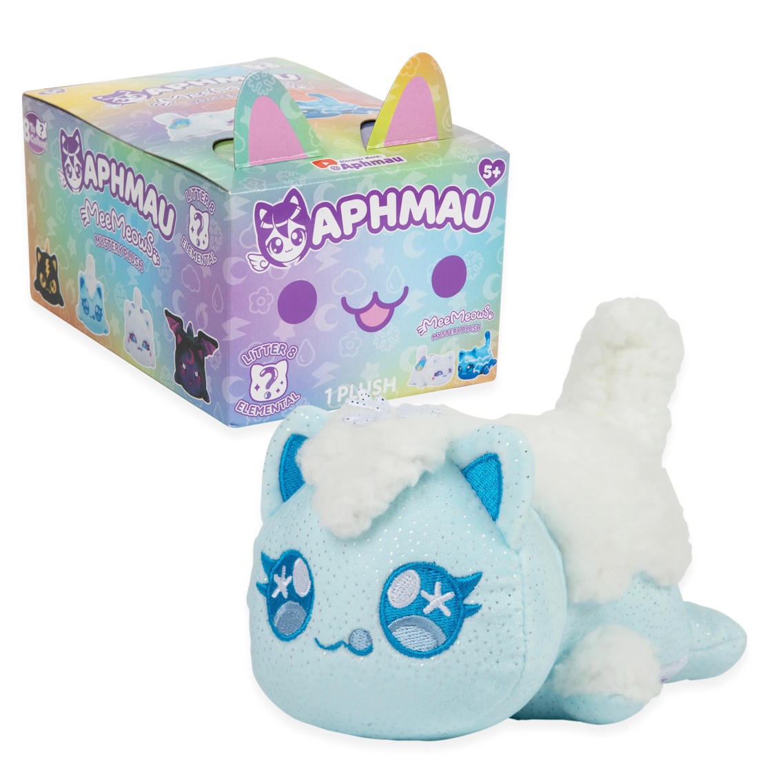 5 15cm Aphmau MeeMeows Litter 8 Mystery Plush Toy: Elemental - Assorted, 5 of 10