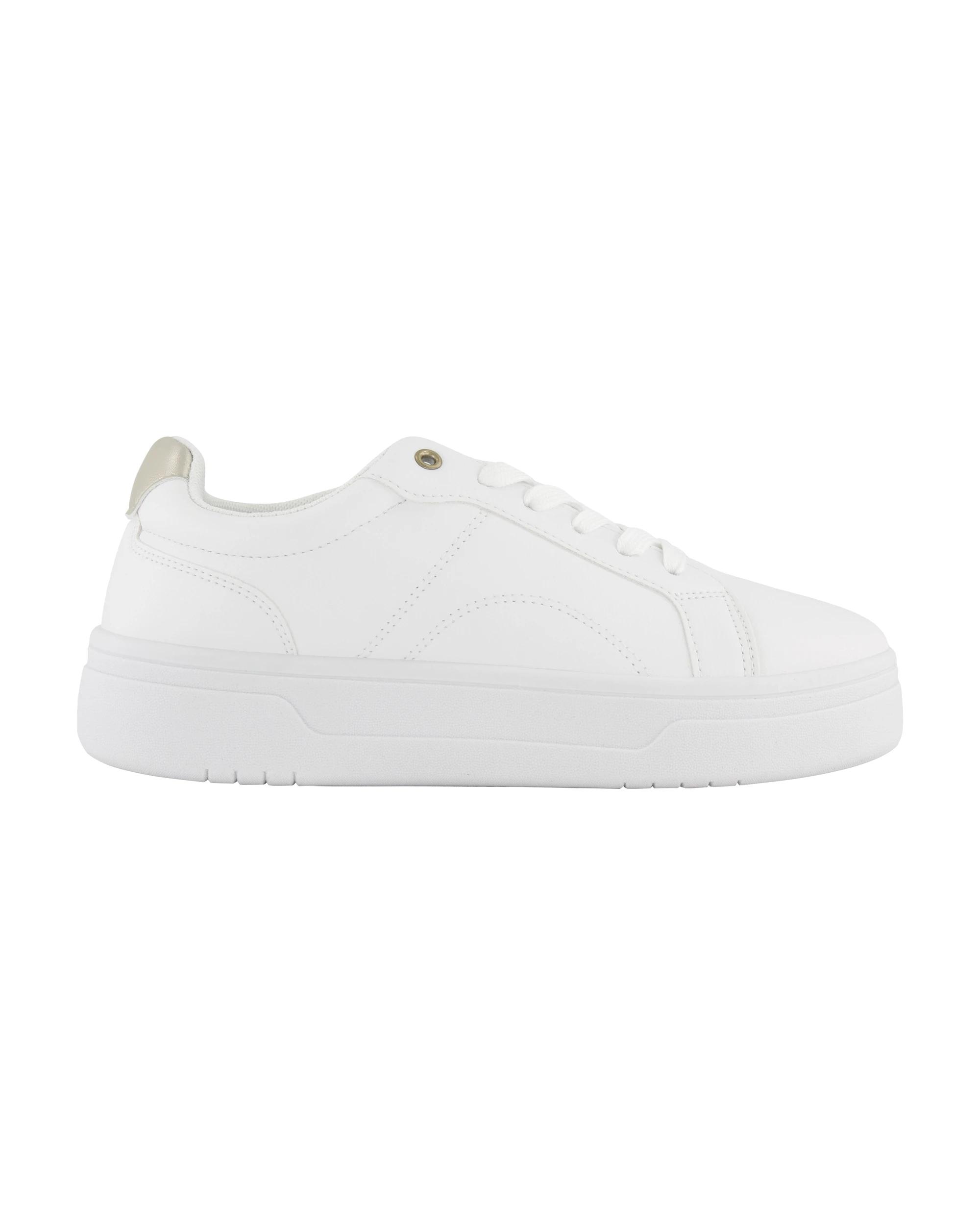 1 PU Lace-Up Sneakers White, 1 of 5