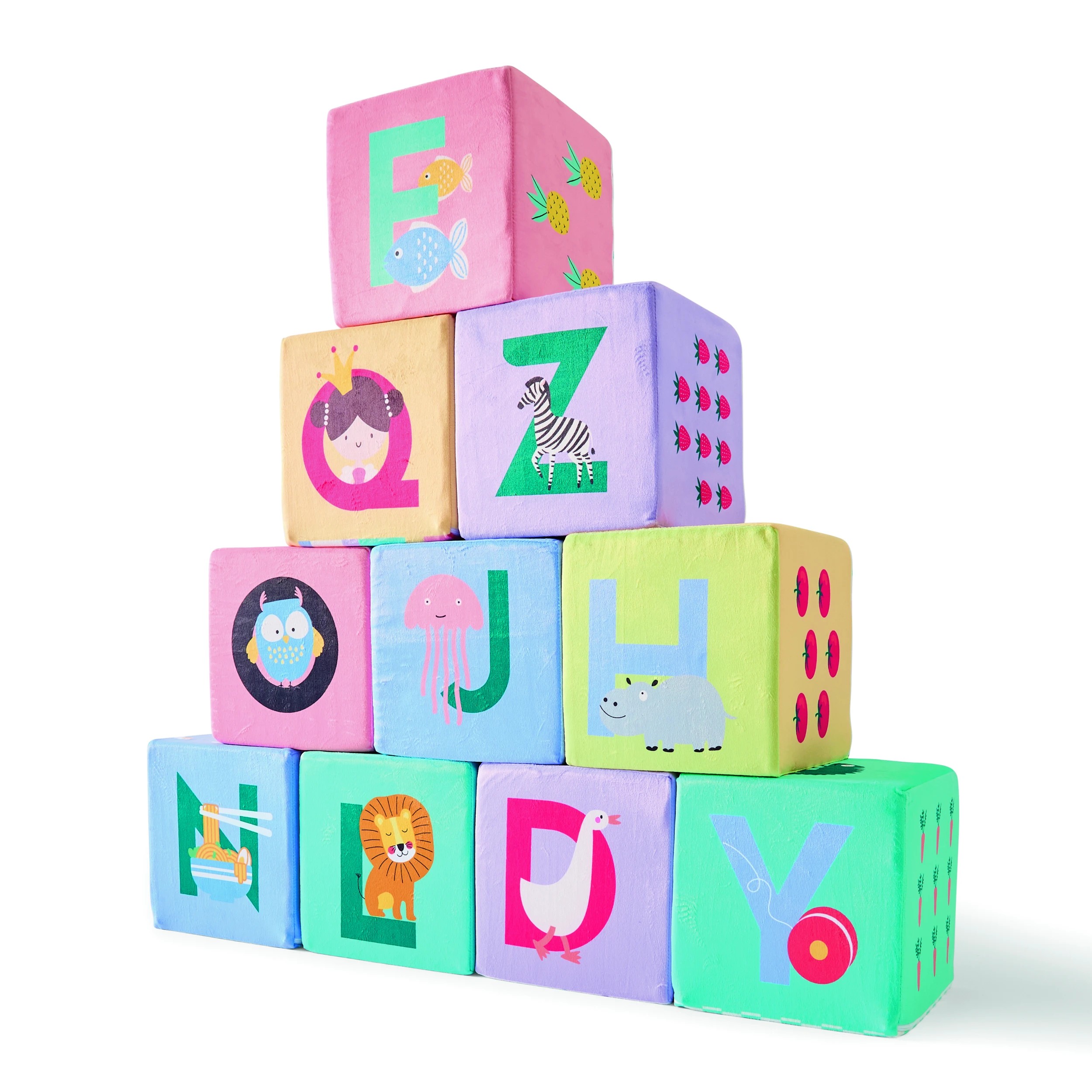 2 10 Pack Soft Play Print Cubes, 2 of 9