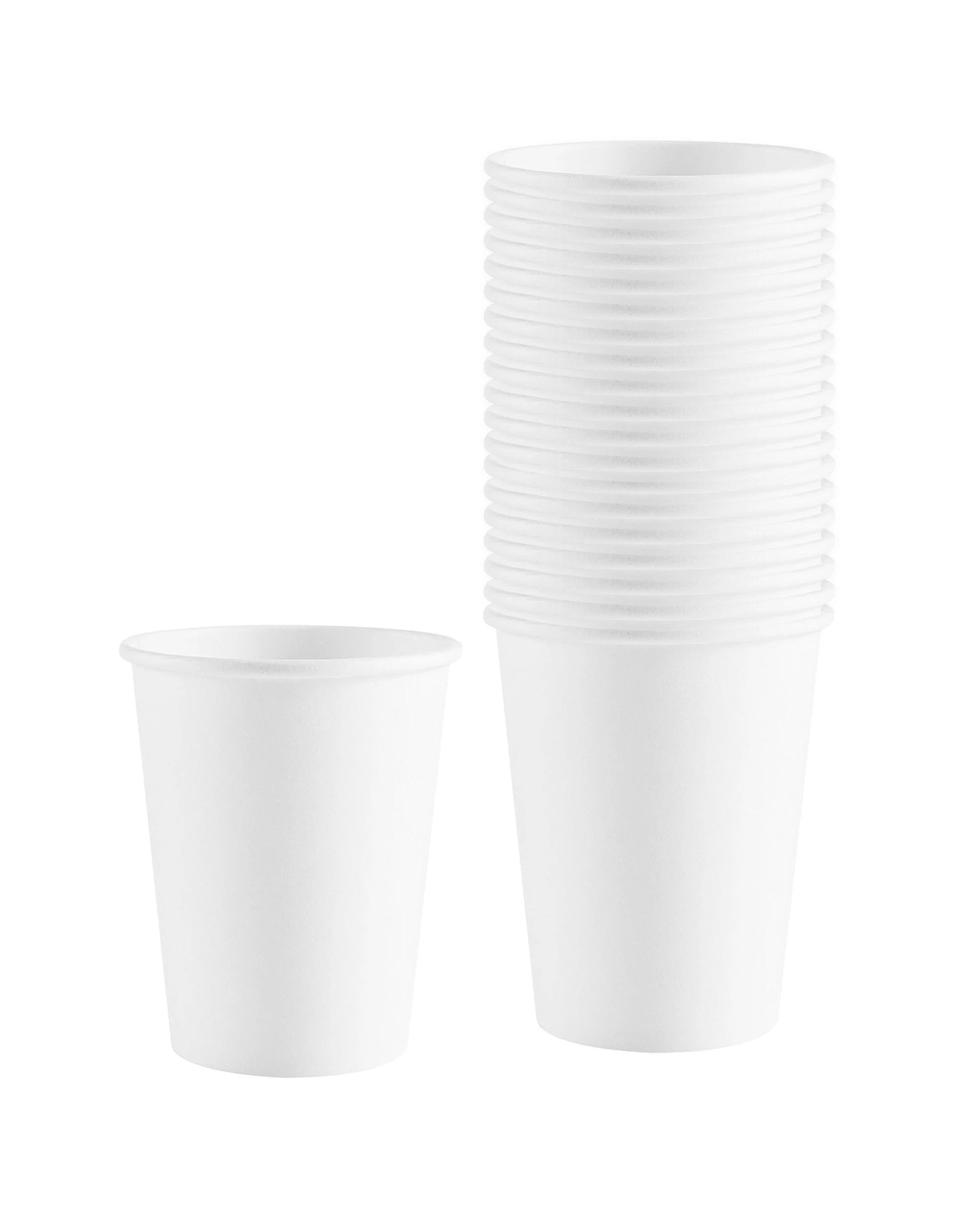 1 Partyrama White Paper Cups 266ml Pack of 20 - White, 1 of 3