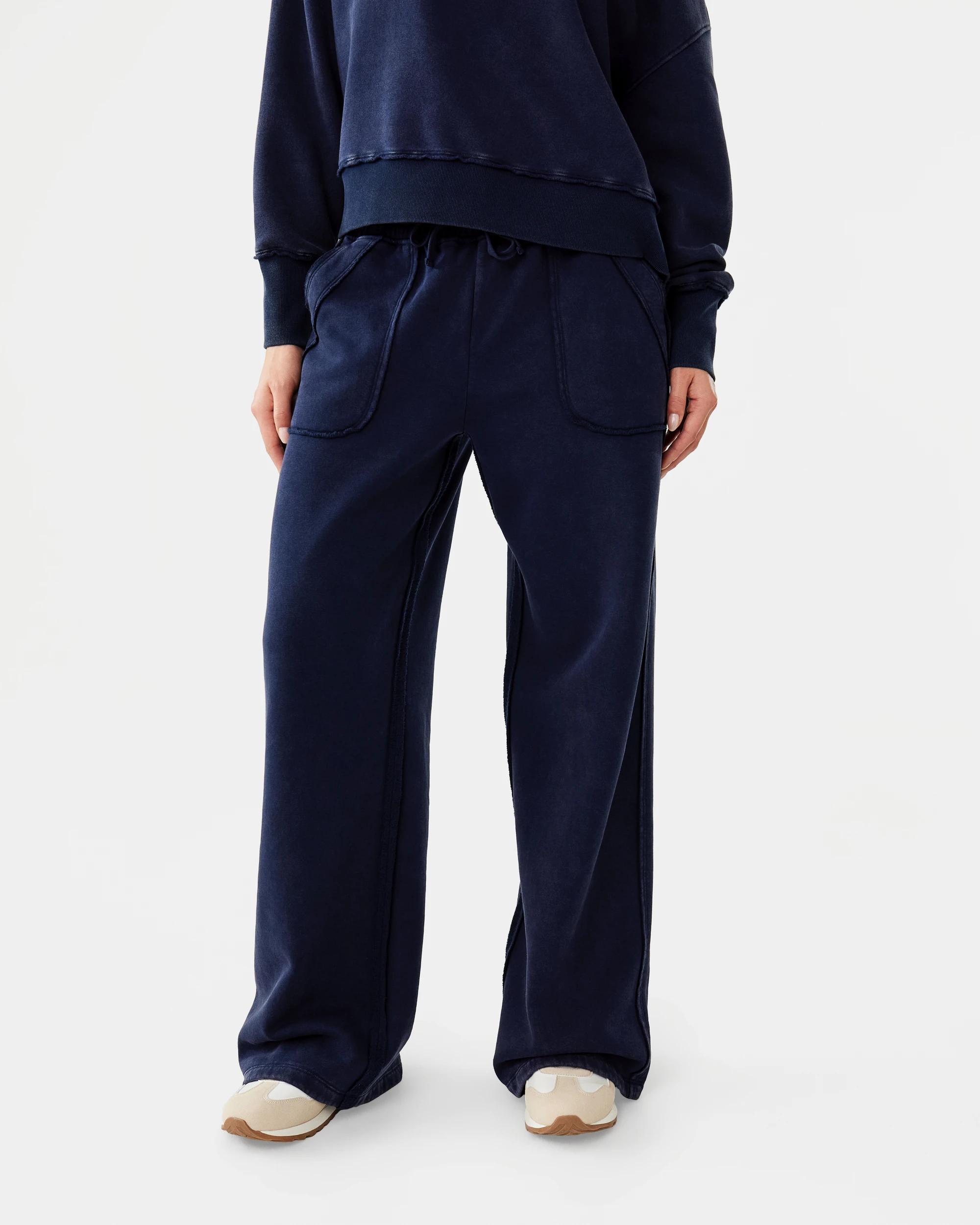 1 Washed Trackpants Blu Pcoat, 1 of 9