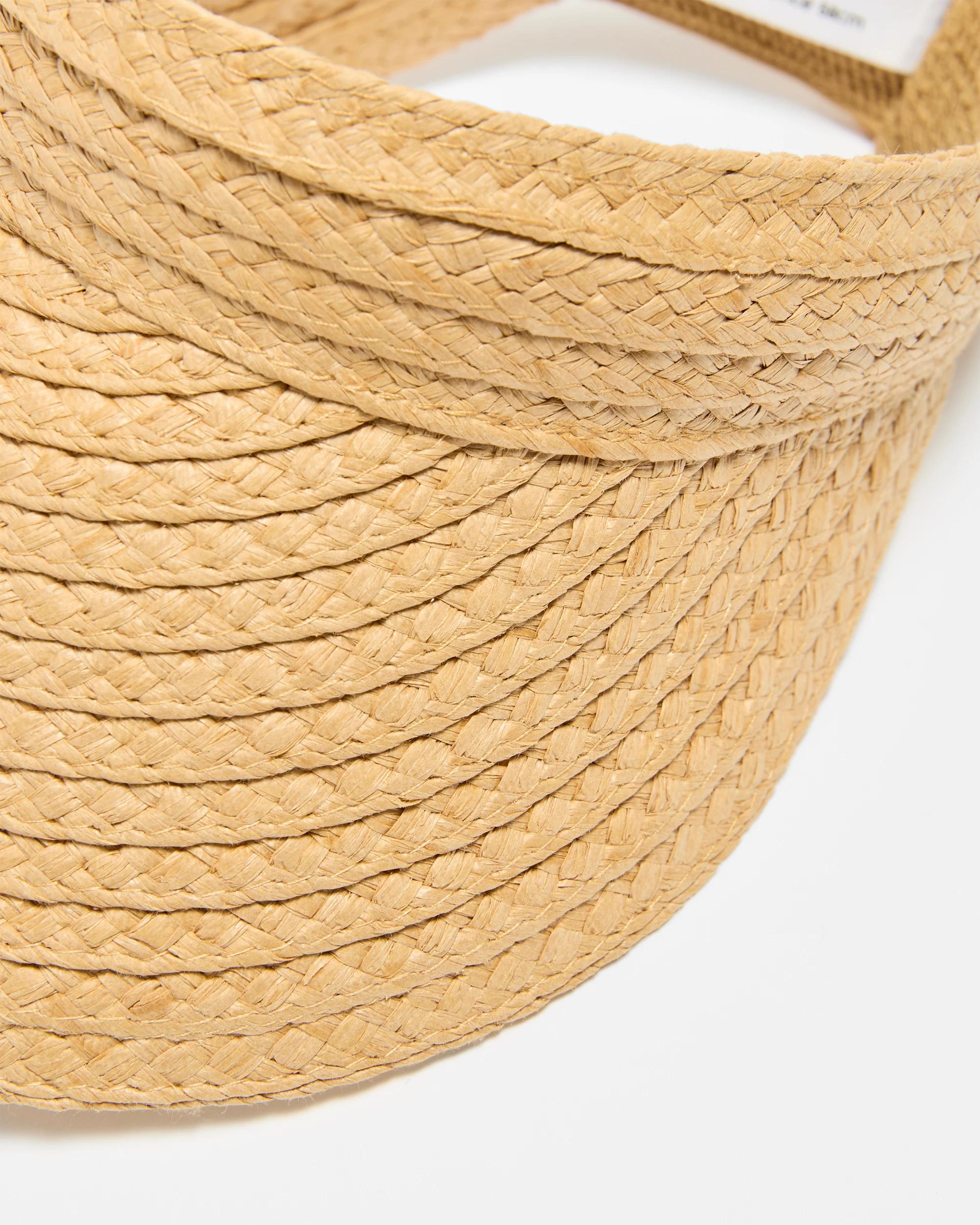 3 Target Womens Paper Straw Visor NATURAL, 3 of 3