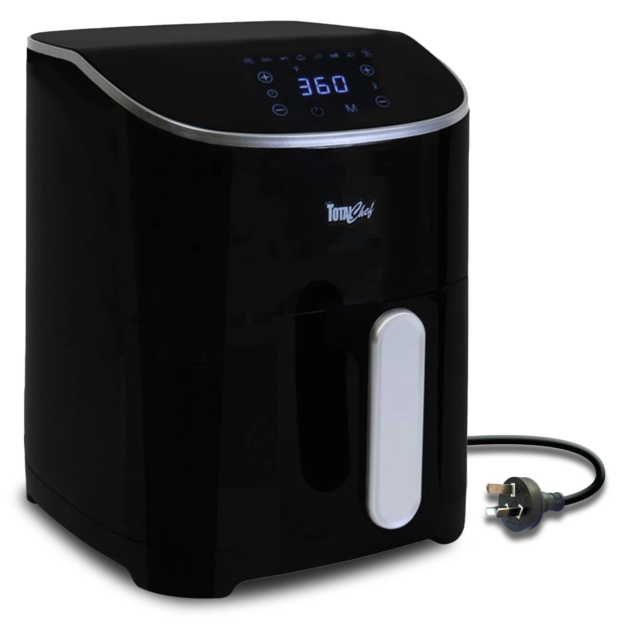 8 Total Chef 4.8L Air Fryer 8 Presets - Black, 8 of 8