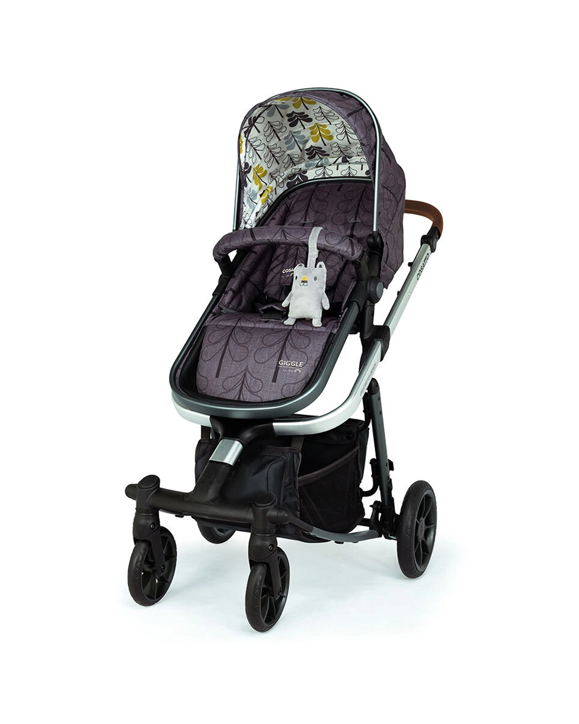 6 Cosatto Giggle Quad Pram & Push Chair 0m+ Reversible Seat Premium Fika Forest - Multi, 6 of 7